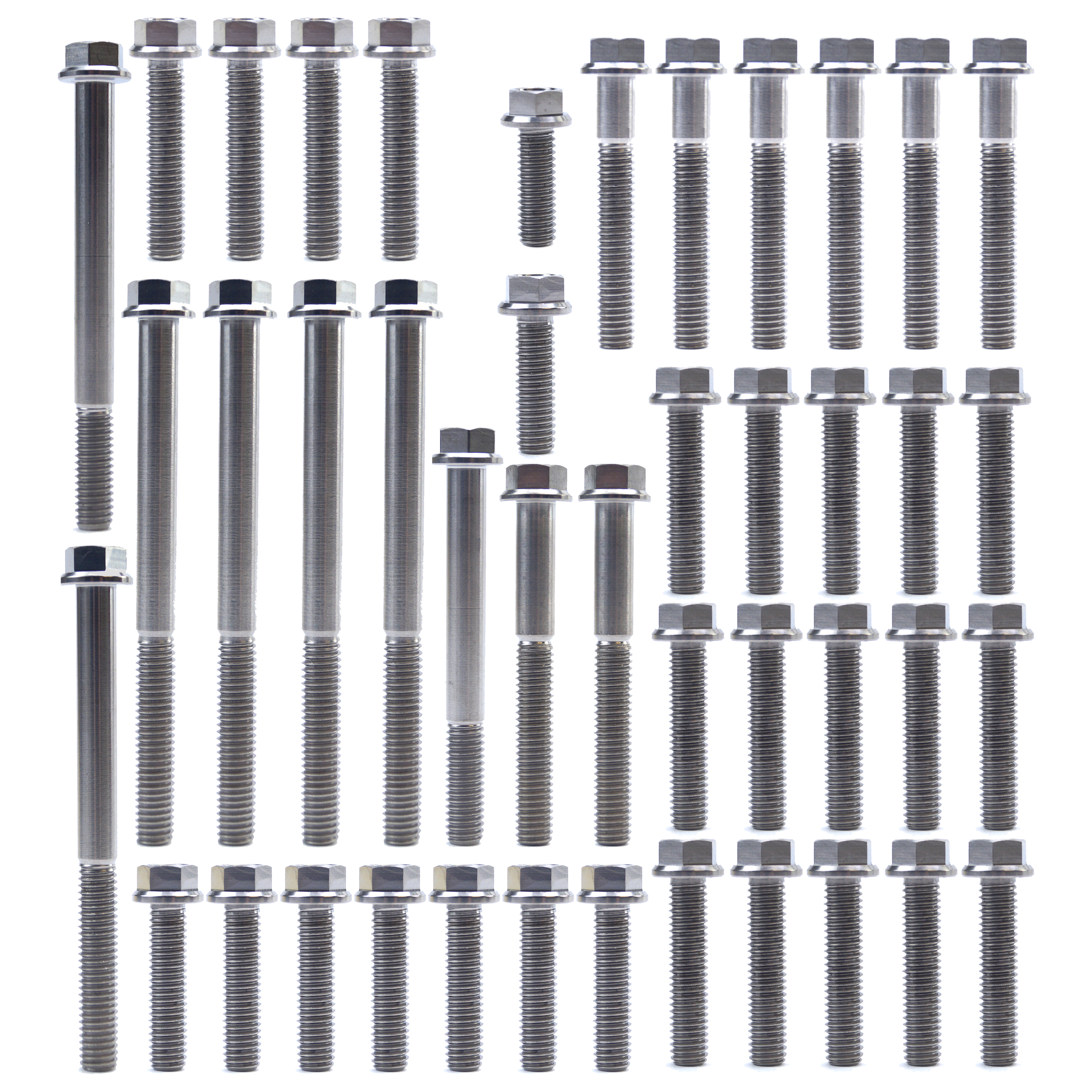 HONDA CRF 450 R TITANIUM ENGINE BOLT KIT, KIT SIZE 48 BOLTS !!! MADE TO ORDER !!!