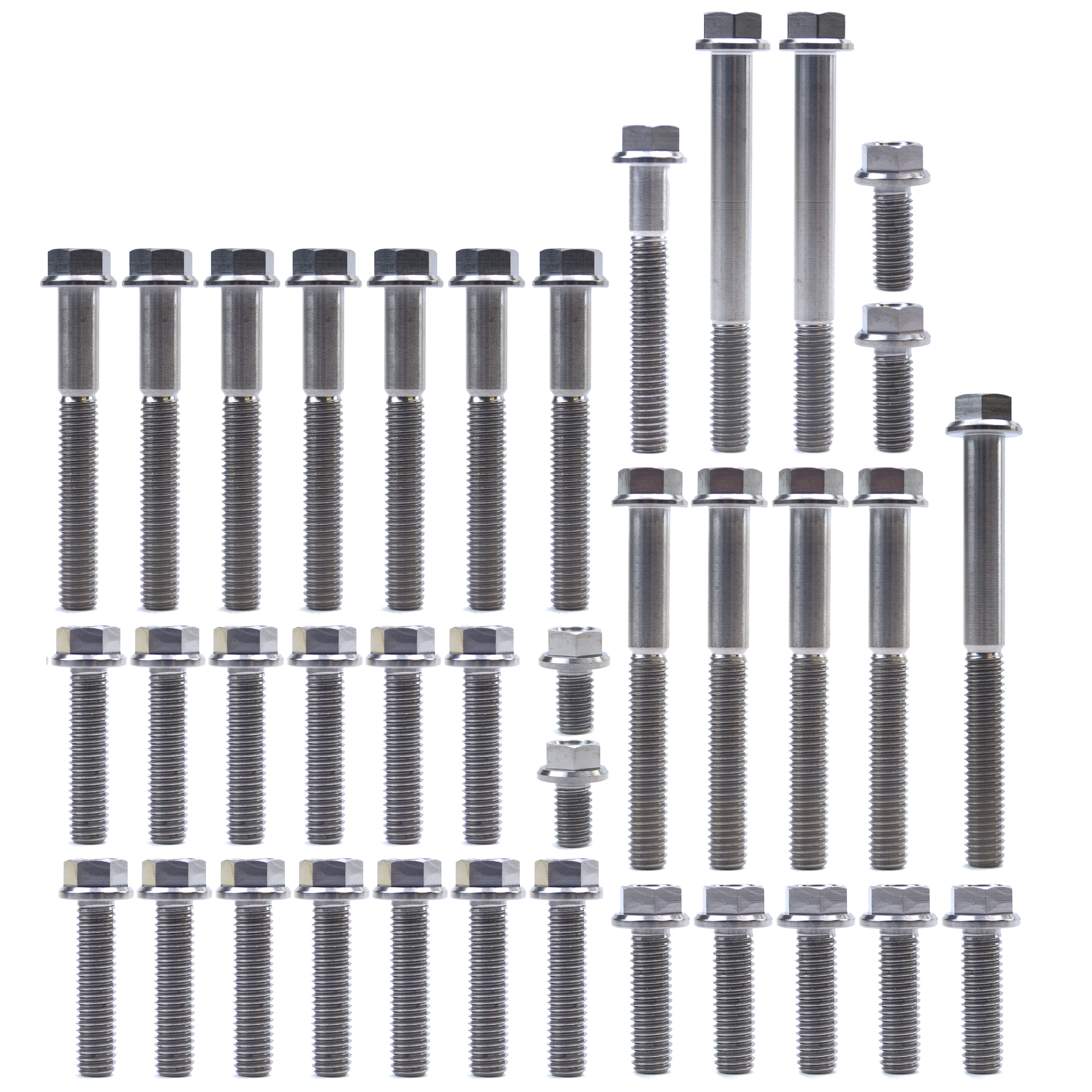 KTM HUQ 85 TITANIUM ENGINE BOLT KIT, KIT SIZE 46 BOLTS !!! MADE TO ORDER !!!