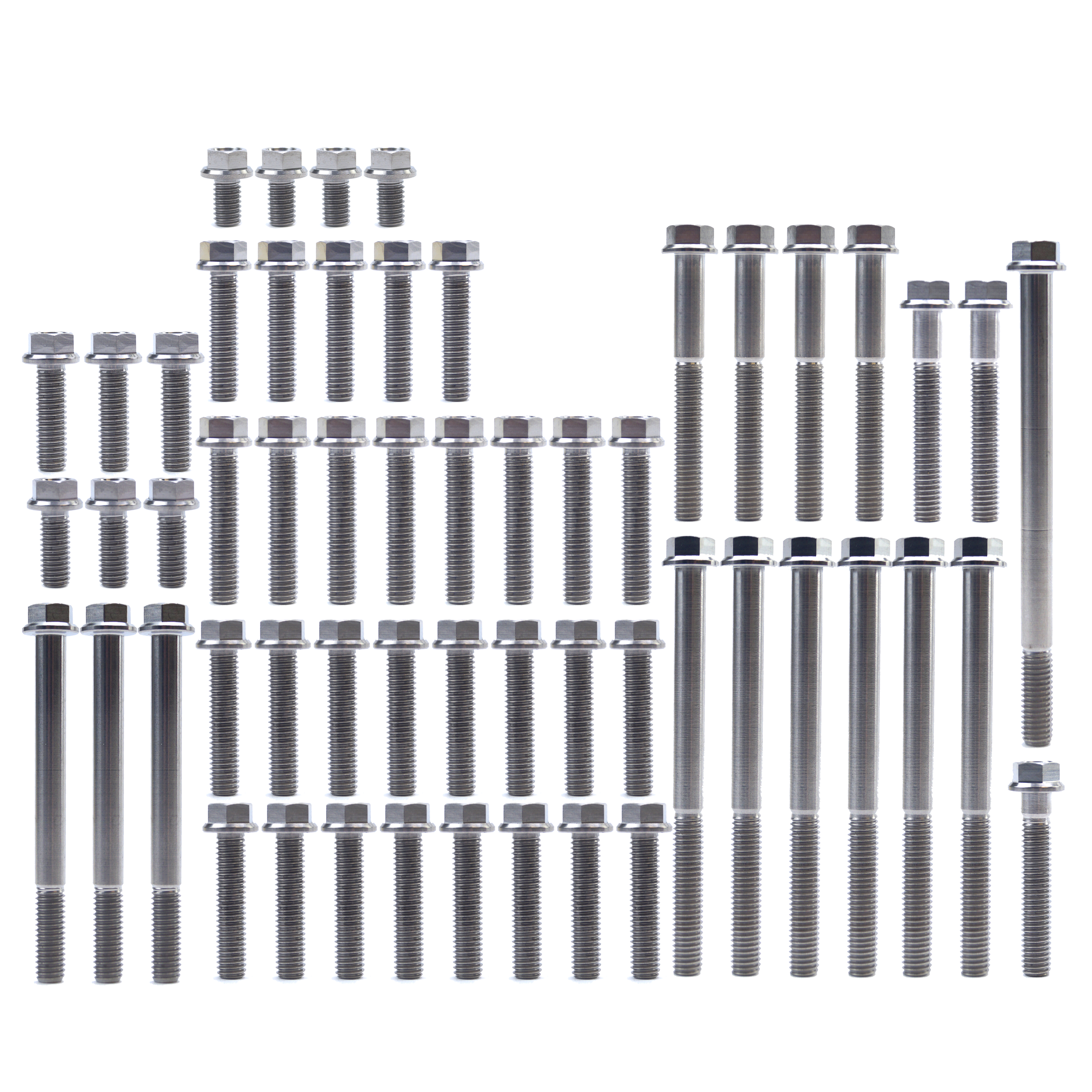 ENGINE BOLT KIT CRF 450 R 02-08, KIT SIZE 56 BOLTS !!! MADE TO ORDER !!! TITANIUM BOLT KIT