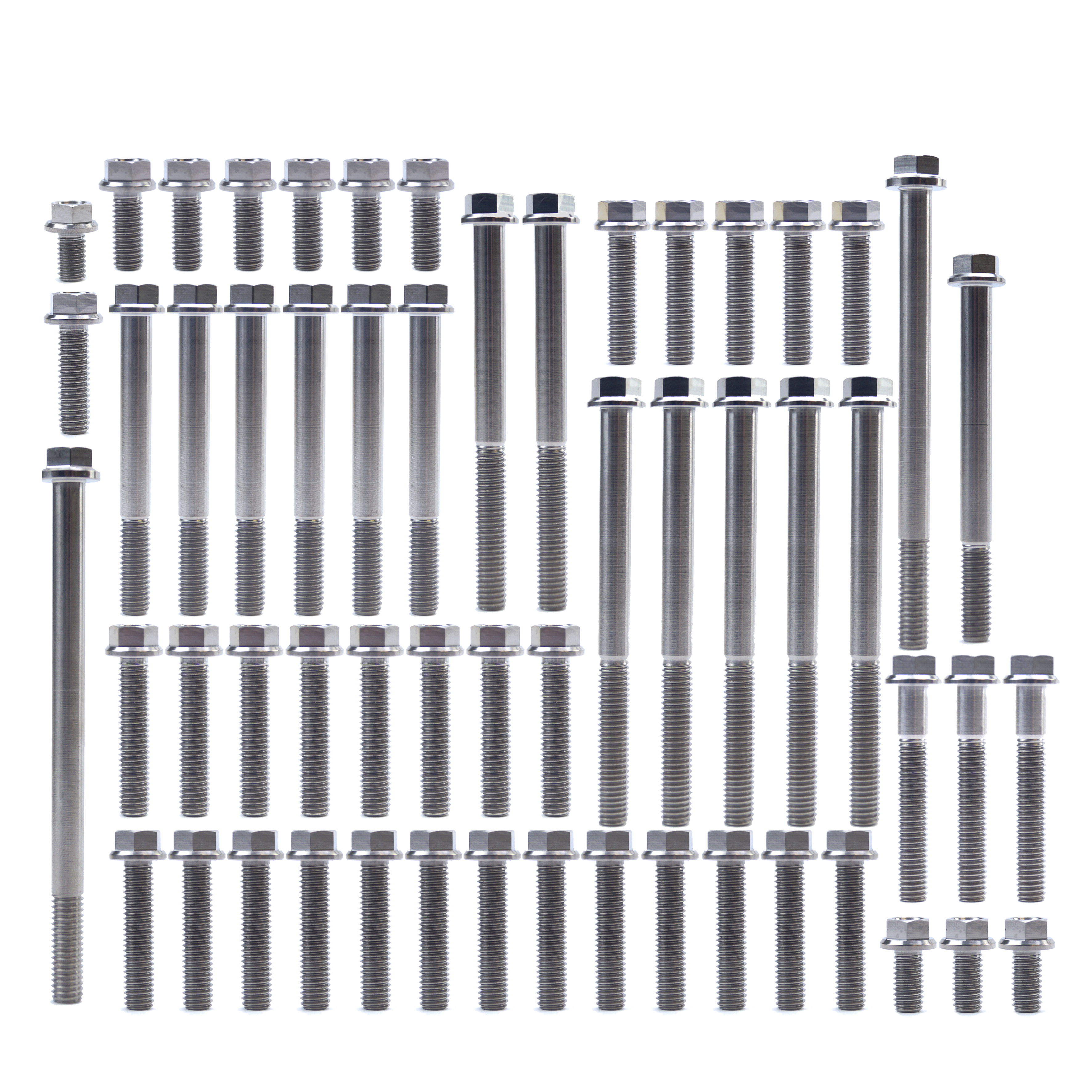 ENGINE BOLT KIT CRF 450 R 09-12, KIT SIZE 56BOLTS !!! MADE TO ORDER !!! TITANIUM BOLT KIT
