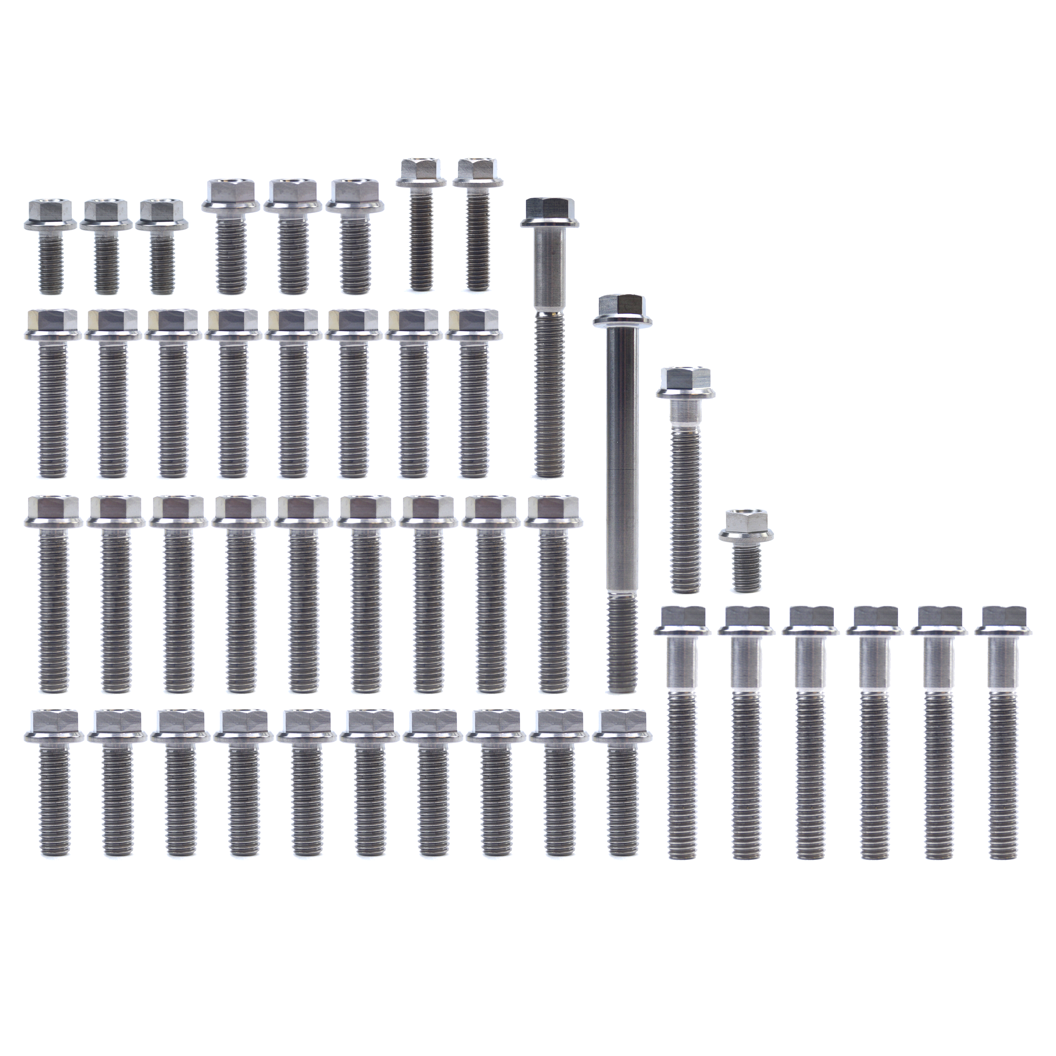 ENGINE BOLT KIT KTM HUSQ 85, KIT SIZE 45 BOLTS !!! MADE TO ORDER !!! TITANIUM BOLT KIT