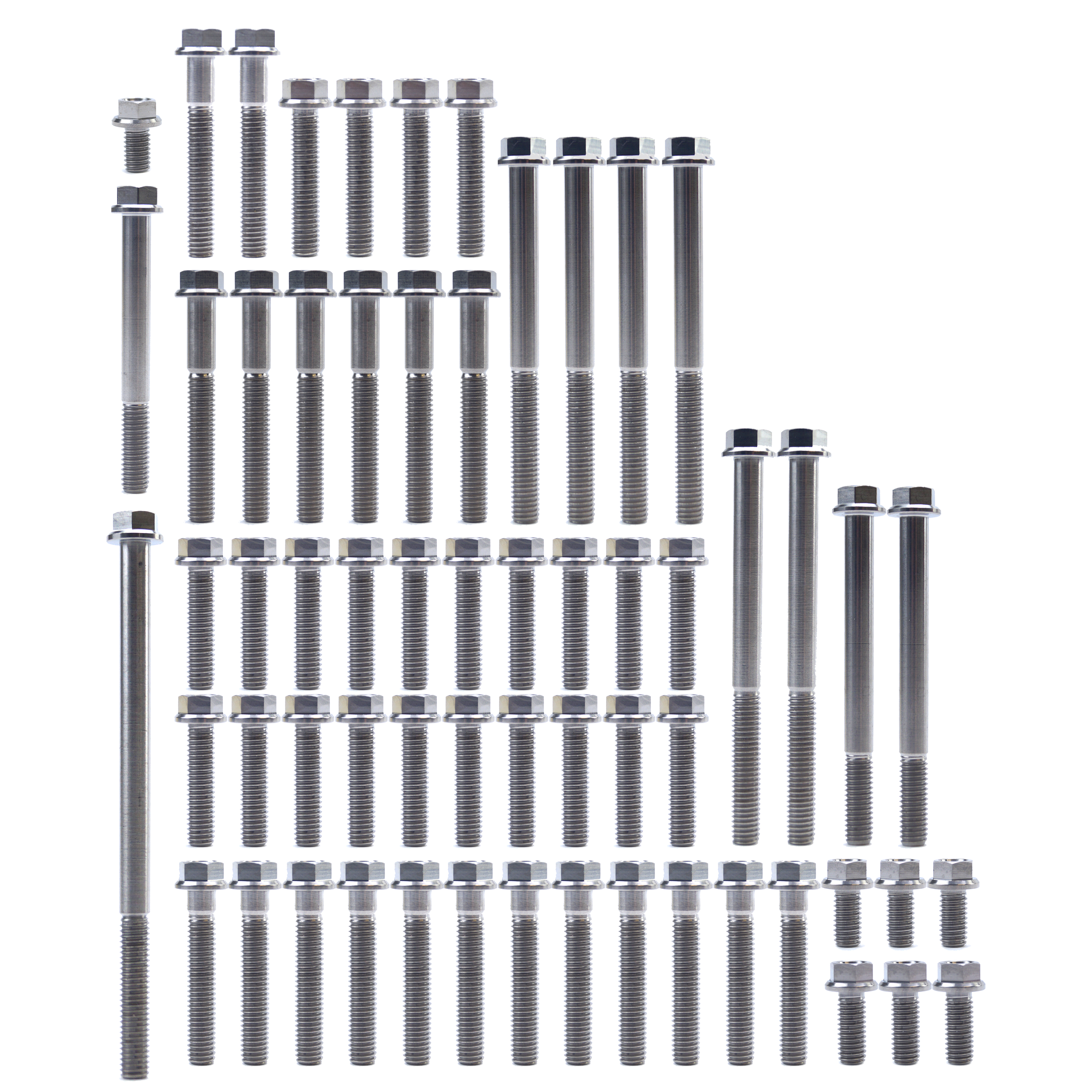 ENGINE BOLT KIT YZ/WR 250 F 01-13, KIT SIZE 61 BOLTS !!! MADE TO ORDER !!! TITANIUM BOLT KIT