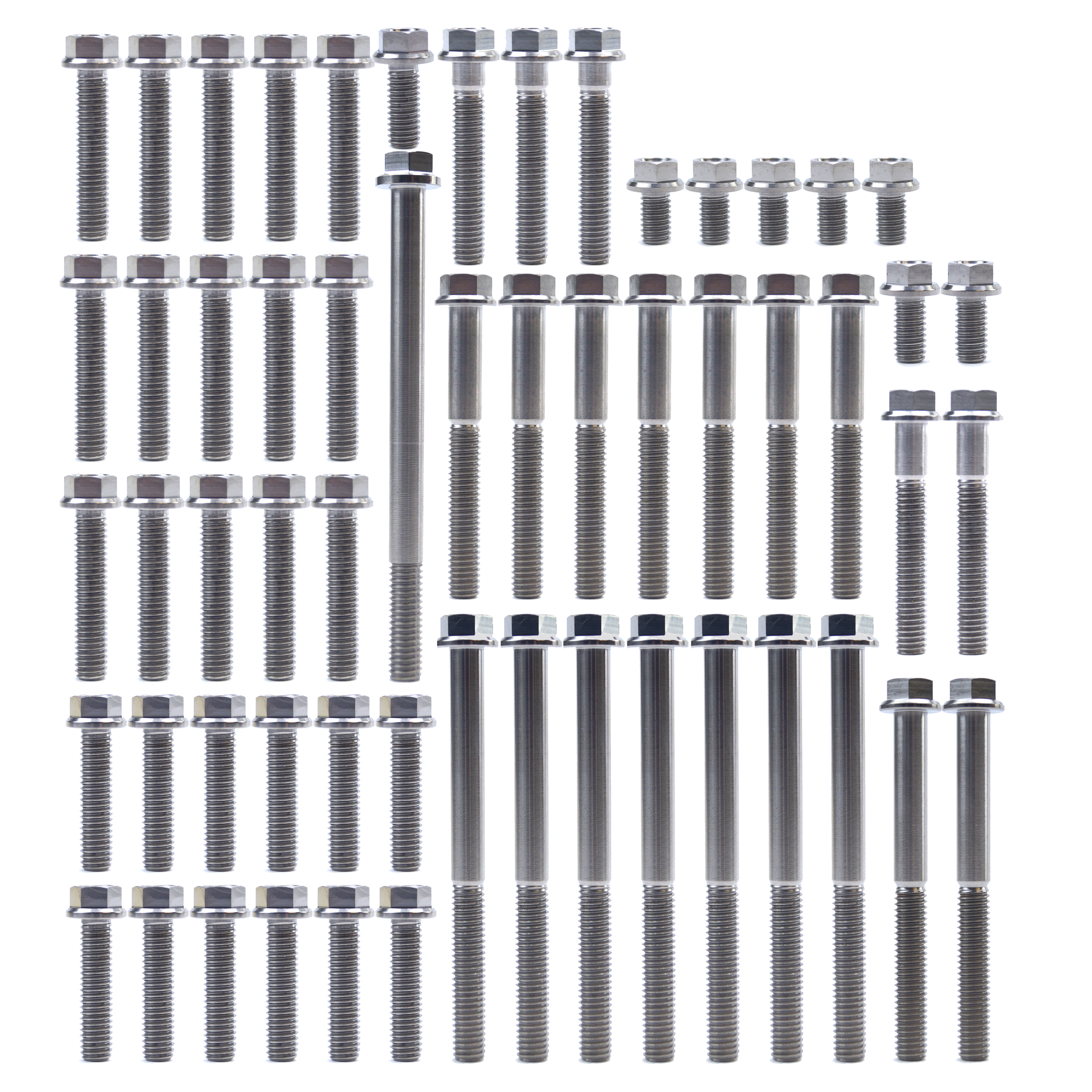 ENGINE BOLT KIT YZ 450 F 10-13, KIT SIZE 57 BOLTS !!! MADE TO ORDER !!! TITANIUM BOLT KIT