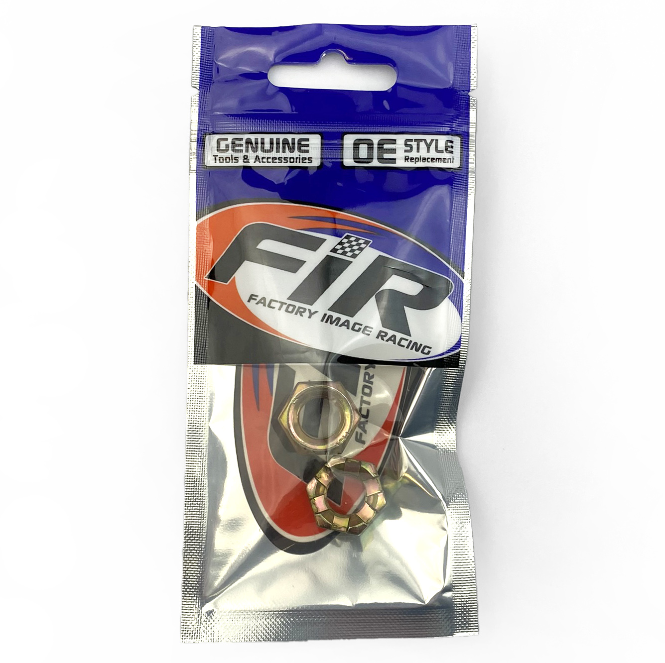 M10 Castle Nuts Pack-2 Wheel Axle Hub Slotted Nut thumbnail 2