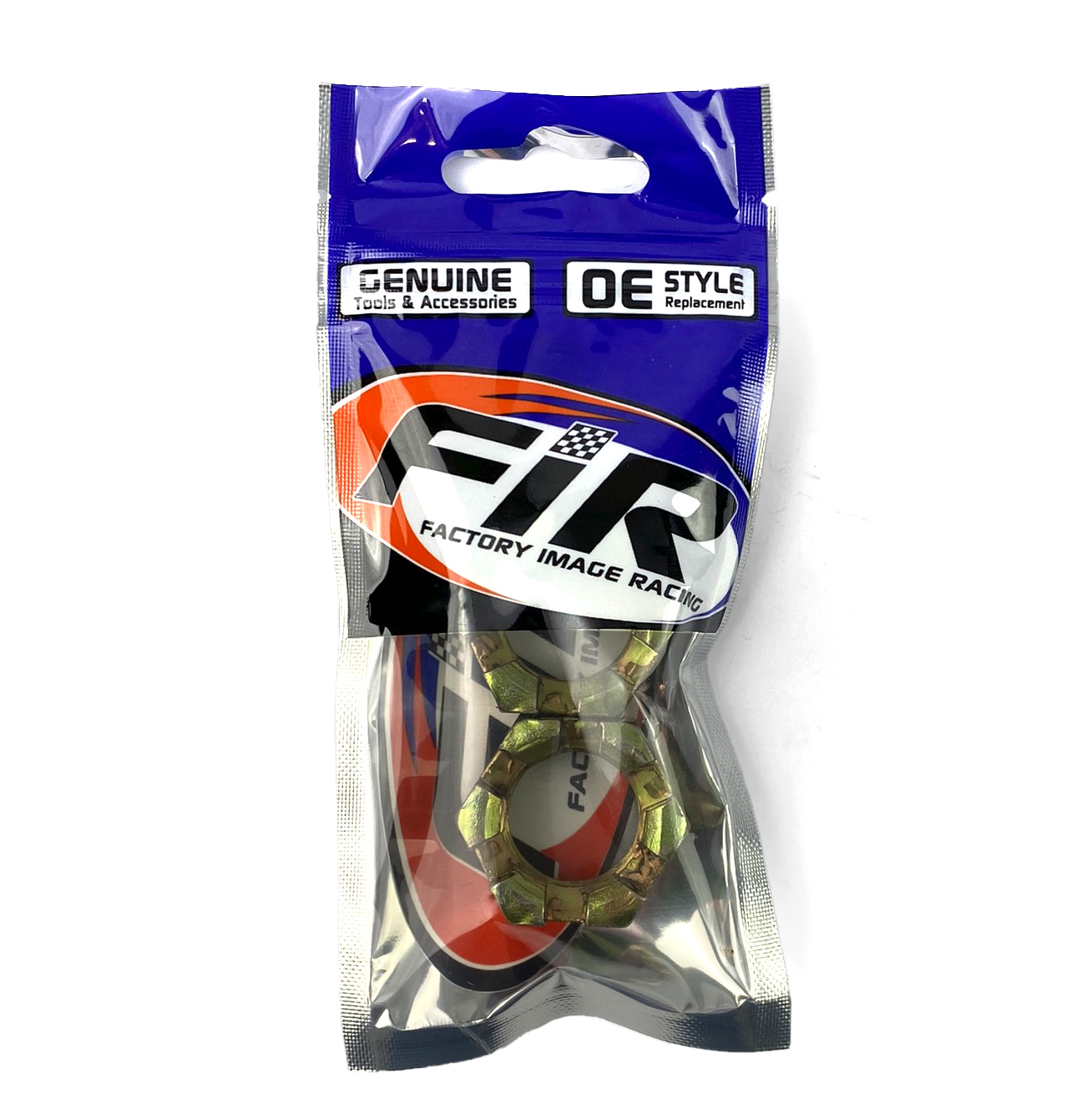 M20 CASTLE SLOTTED NUTS PACK-2 WHEEL AXLE HUB thumbnail 2