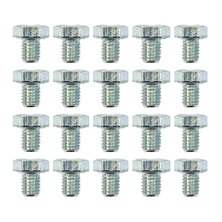 M8x10 HEX BZP 8.8 BOLTS PK/20