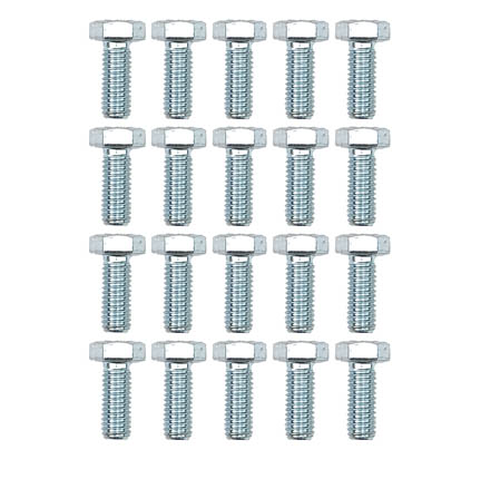 M8x20 HEX BZP 8.8 BOLTS PK/20