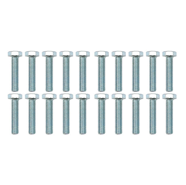 M8x35 HEX BZP 8.8 BOLTS PK/20