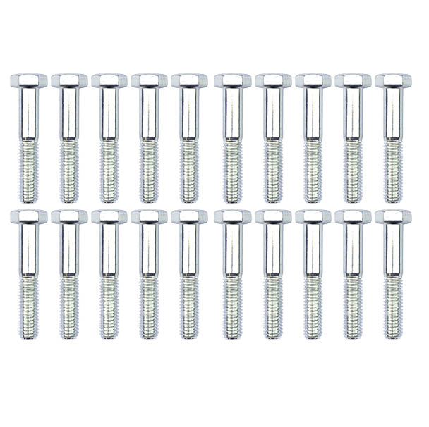 M8x45 HEX BZP 8.8 BOLTS PK/20