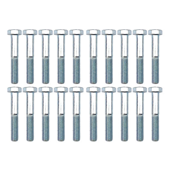 M8x50 HEX BZP 8.8 BOLTS PK/20