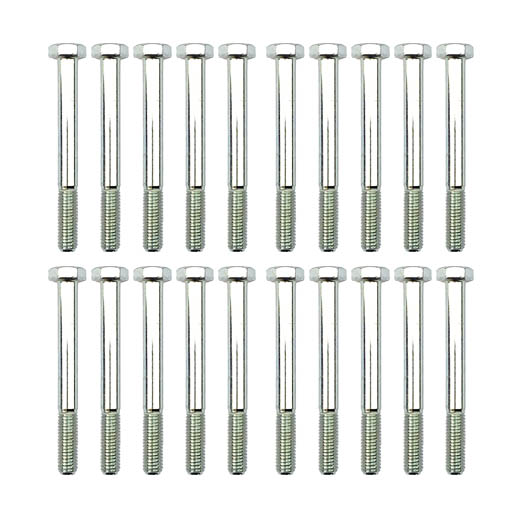 M8x75 HEX BZP 8.8 BOLTS PK/20