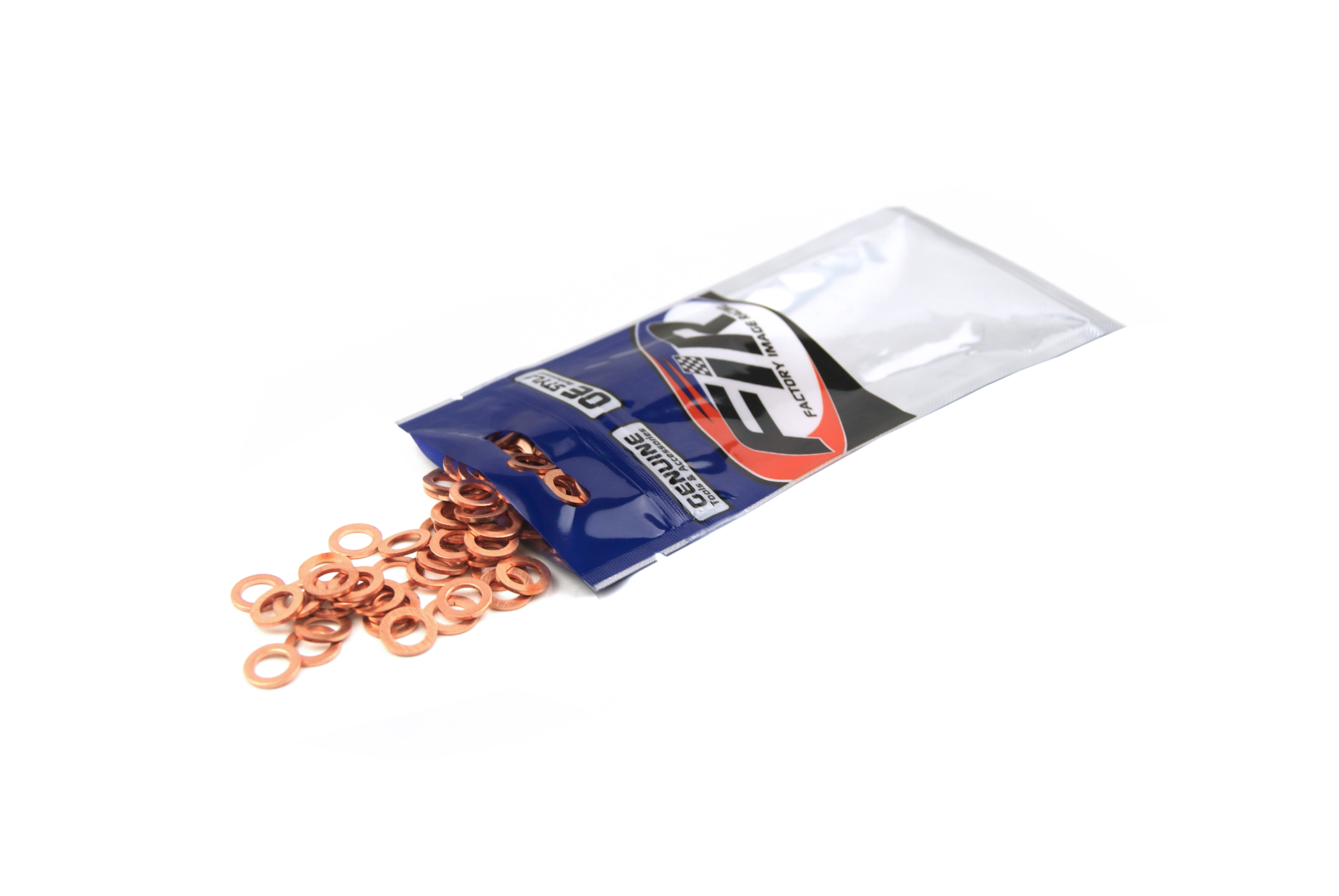 COPPER WASHER M6 PK OF 100, SIZE ID6 x OD10 x W1.00mm thumbnail 3