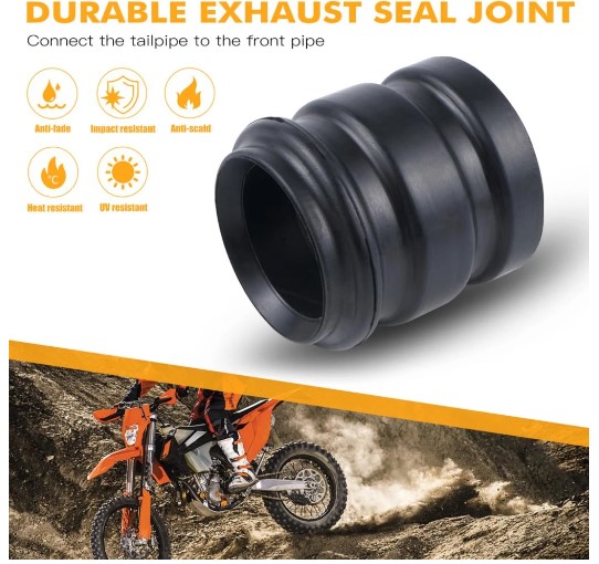 Rubber Exhaust Pipe Connecter KTM Husqvarna 50205057000 29mm – 31mm 250 300 EXC MXC XCW XC SX TE TC thumbnail 3
