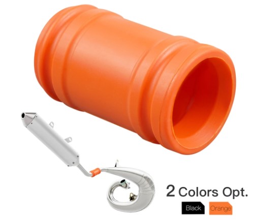 Exhaust Pipe Rubber Connector Orange KTM 250 300 SX XC EXC XCW TPi 17-22 55405057000 thumbnail 2