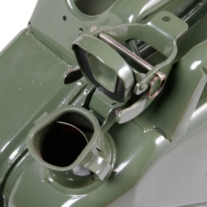 JERRY FUEL CAN 20 LITRE KHAKI STEEL JC0020KV thumbnail 2