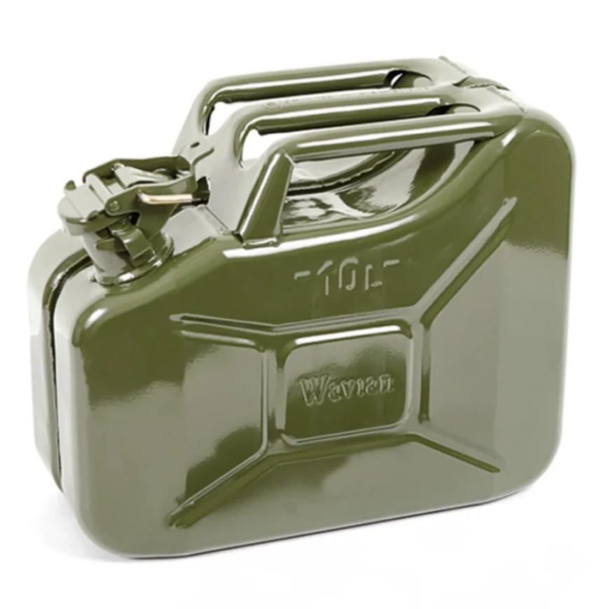 JERRY FUEL CAN 10 LITRE KHAKI STEEL JC0010KV
