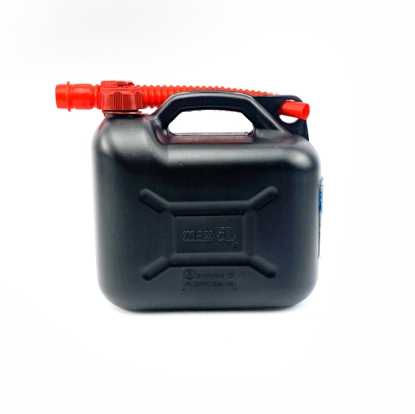 5L FUEL CAN WITH SPOUT BLACK, 199991, JC005PB375, JERRY CAN thumbnail 2
