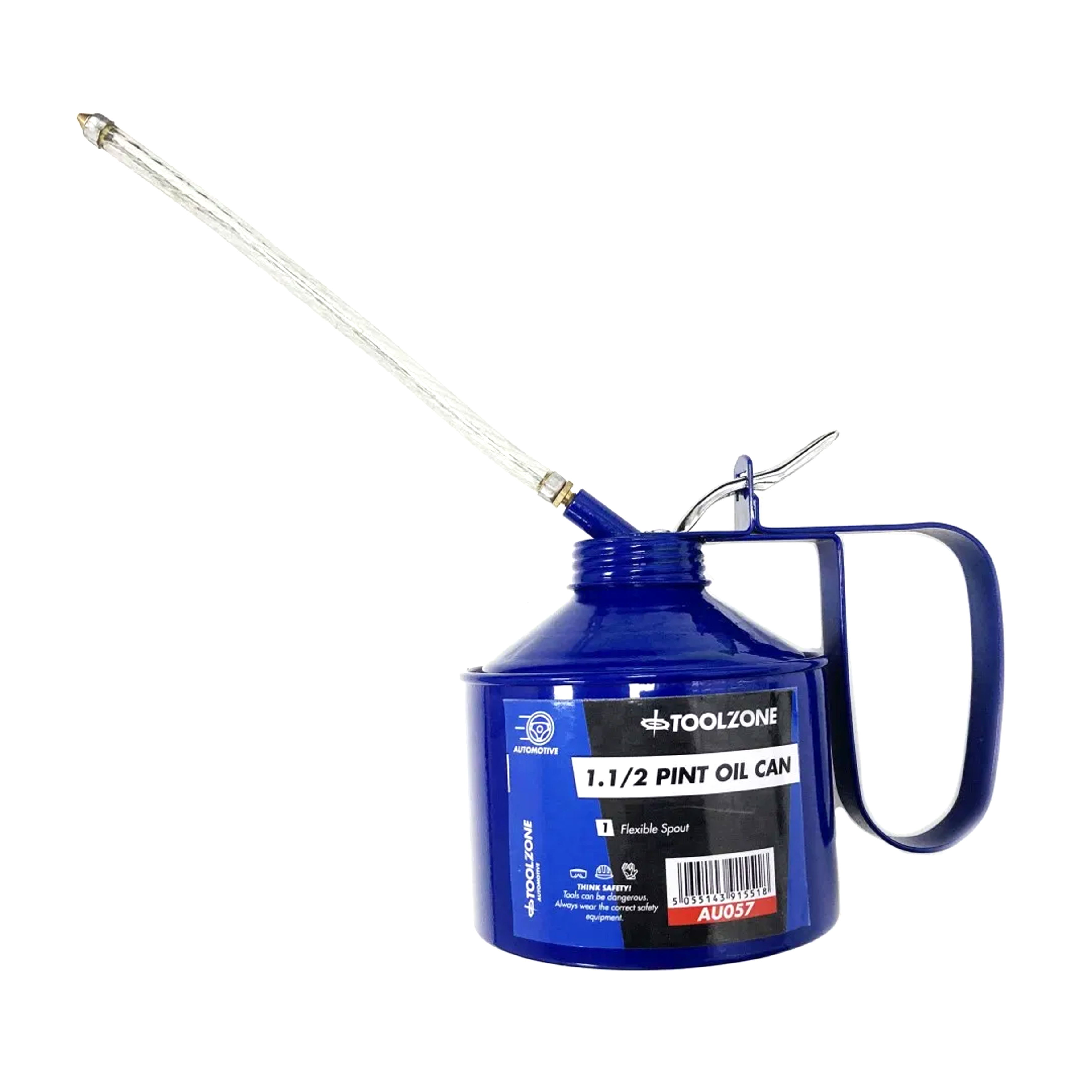 OIL CAN 1 1/2 PINT METAL WITH 105mm FLEXIBLE SPOUT - TOOLZONE KDPAU057 thumbnail 3
