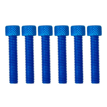 6x30 ALUMINIUM CAP SCREW PK6, SOCKET SCREW ALLEN HEAD BOLT