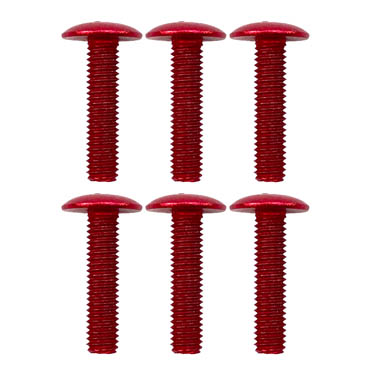 5x20 ALLOY BUTTON HEAD, RED 6061 ALLOY image 1