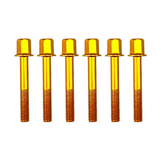 M6x40mm BOLT ALUM.GOLD, TRADE £0.65 EACH