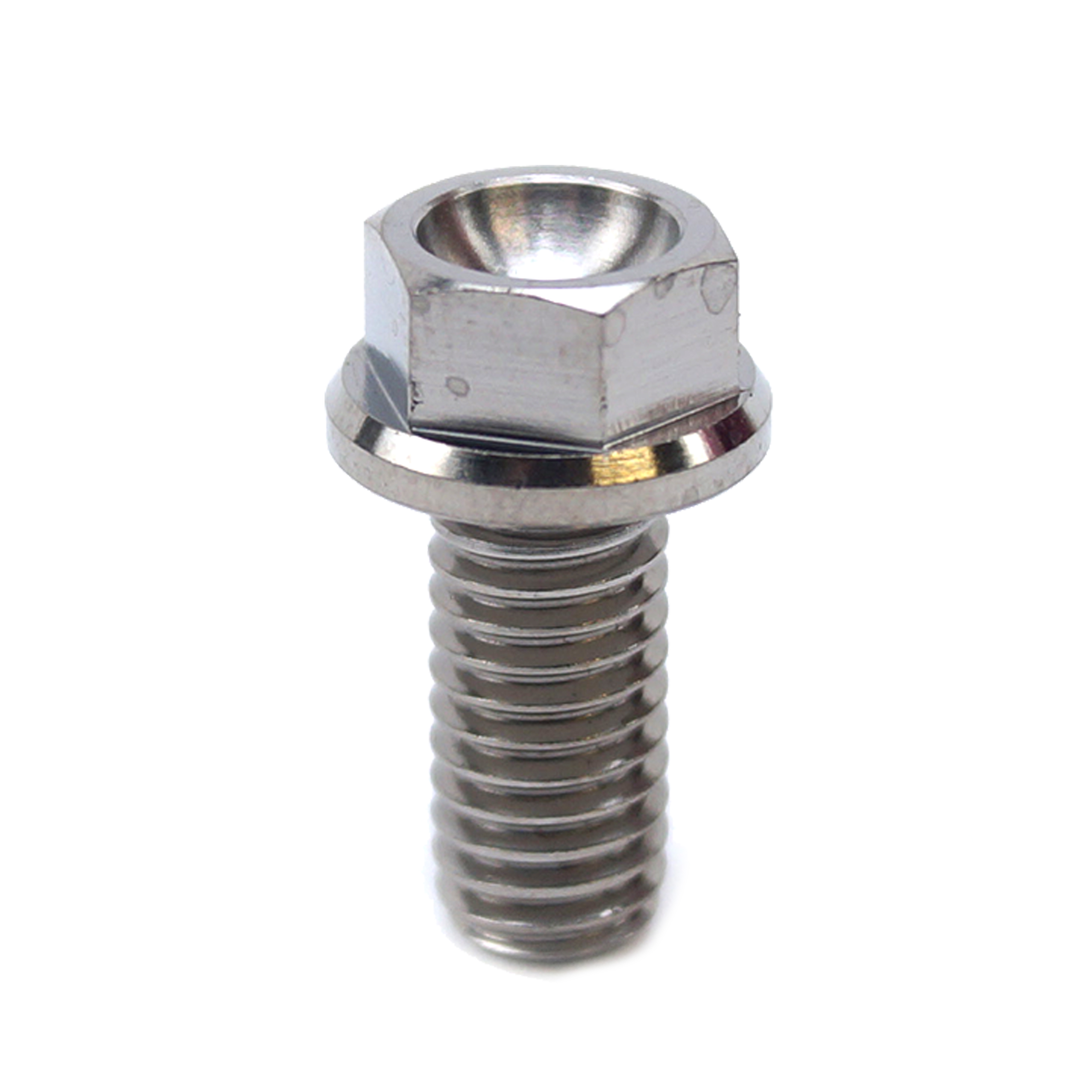 TITANIUM GR5 BOLT M6 x 13mm EACH, FLANGE OD: 10.5mm / HEX SIZE: 8mm, / OEM REF: 59009062013 thumbnail 3