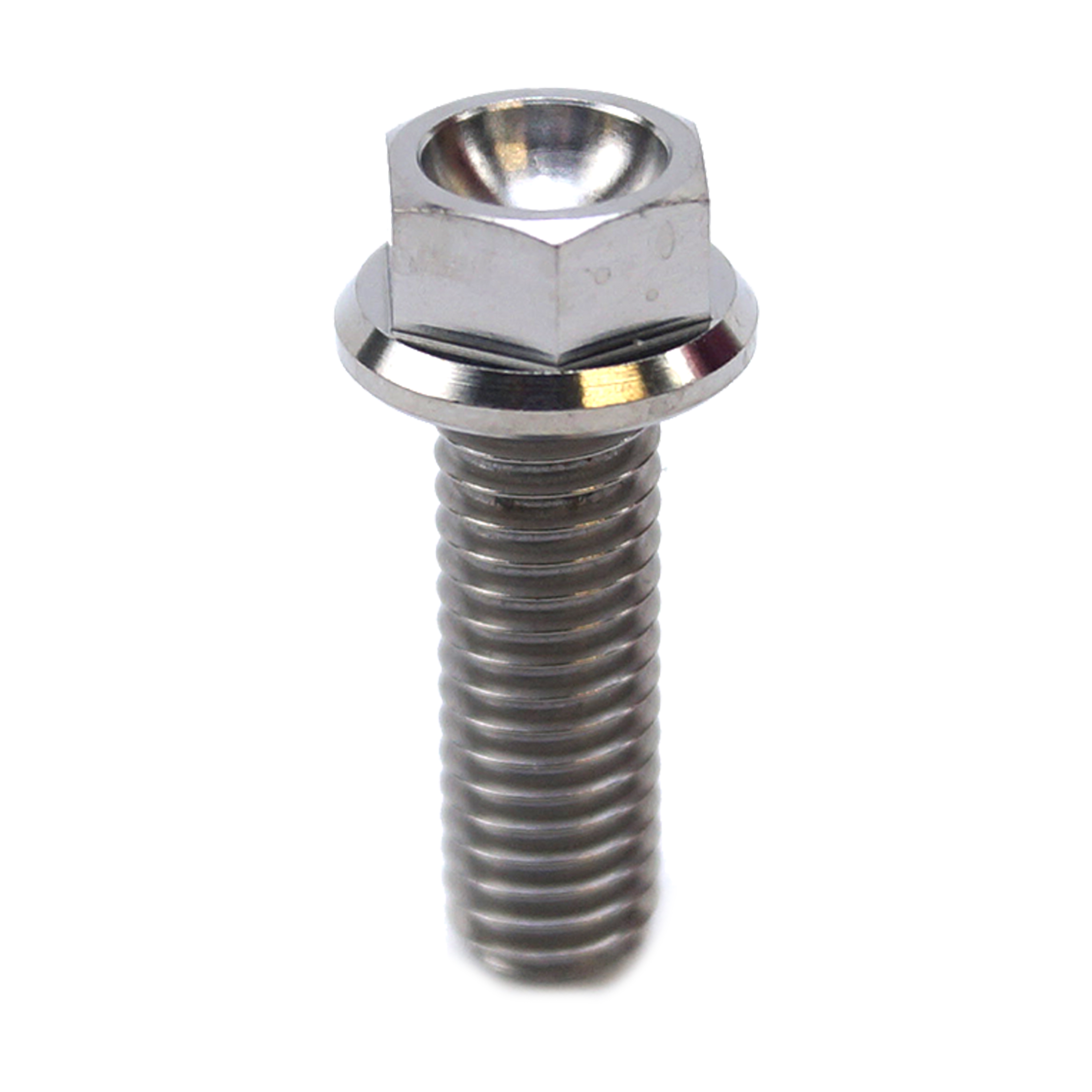 TITANIUM GR5 BOLT M6 x 18mm EACH, FLANGE OD: 11mm / HEX SIZE: 8mm, / thumbnail 3