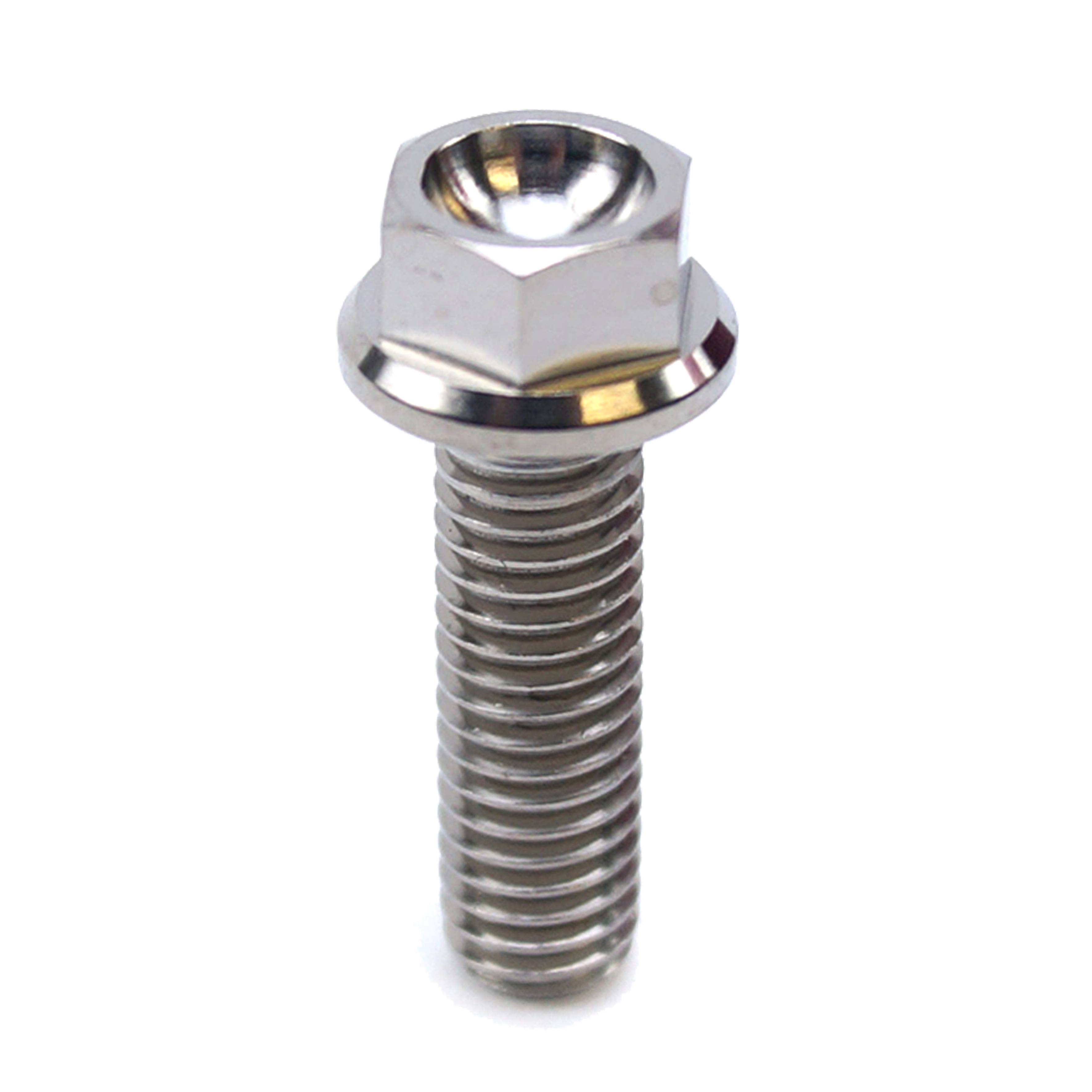 TITANIUM GR5 BOLT M6 x 20mm EACH, FLANGE OD: 11mm / HEX SIZE: 8mm, / thumbnail 3