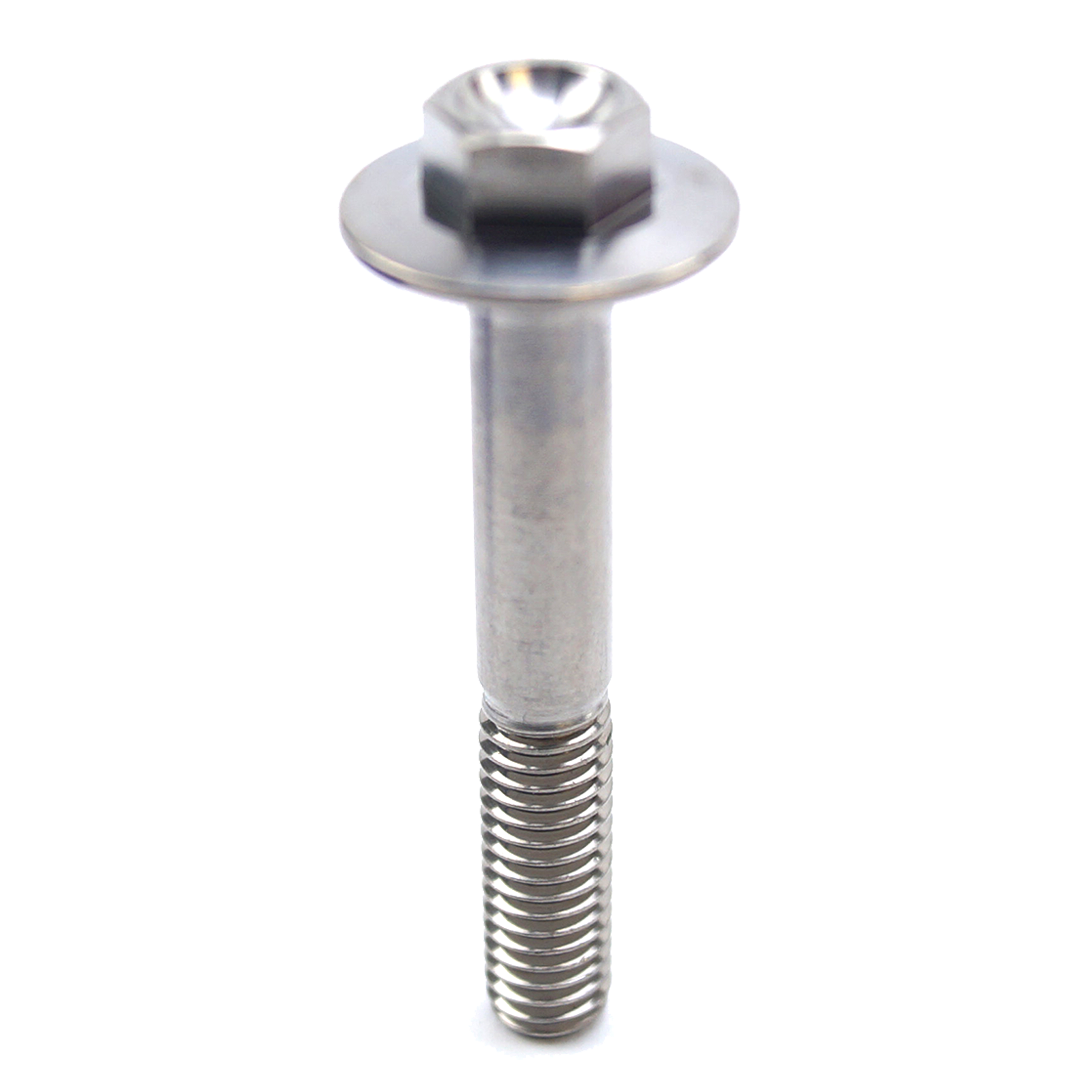 TITANIUM GR5 BOLT M6 x 40mm EACH, FLANGE OD: 15.90mm / HEX SIZE: 8mm, / PANEL BOLT FIXING PLASTIC thumbnail 5