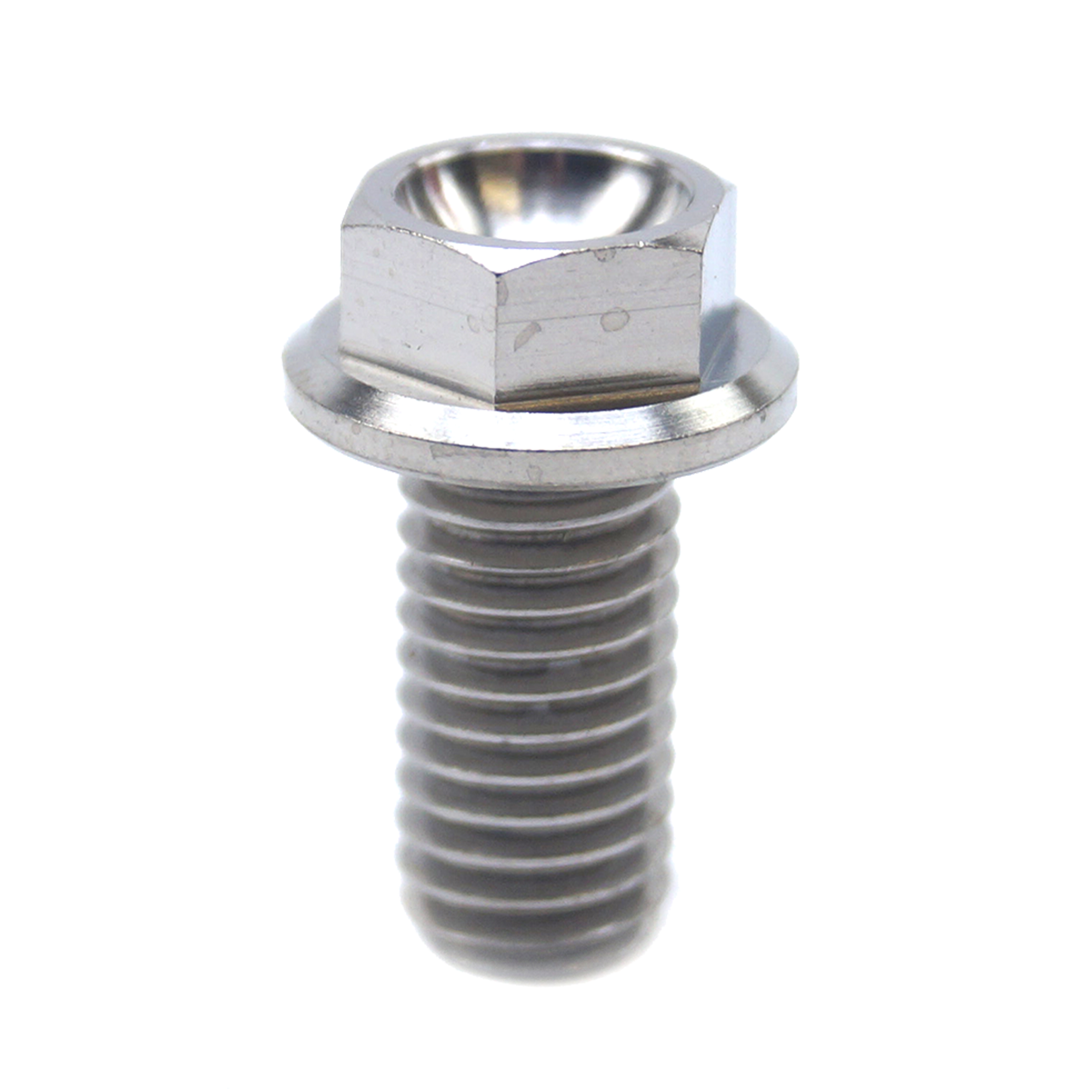TITANIUM GR5 BOLT M8 x16mm EACH, FLANGE OD: 14mm / HEX SIZE: 10mm, / thumbnail 3