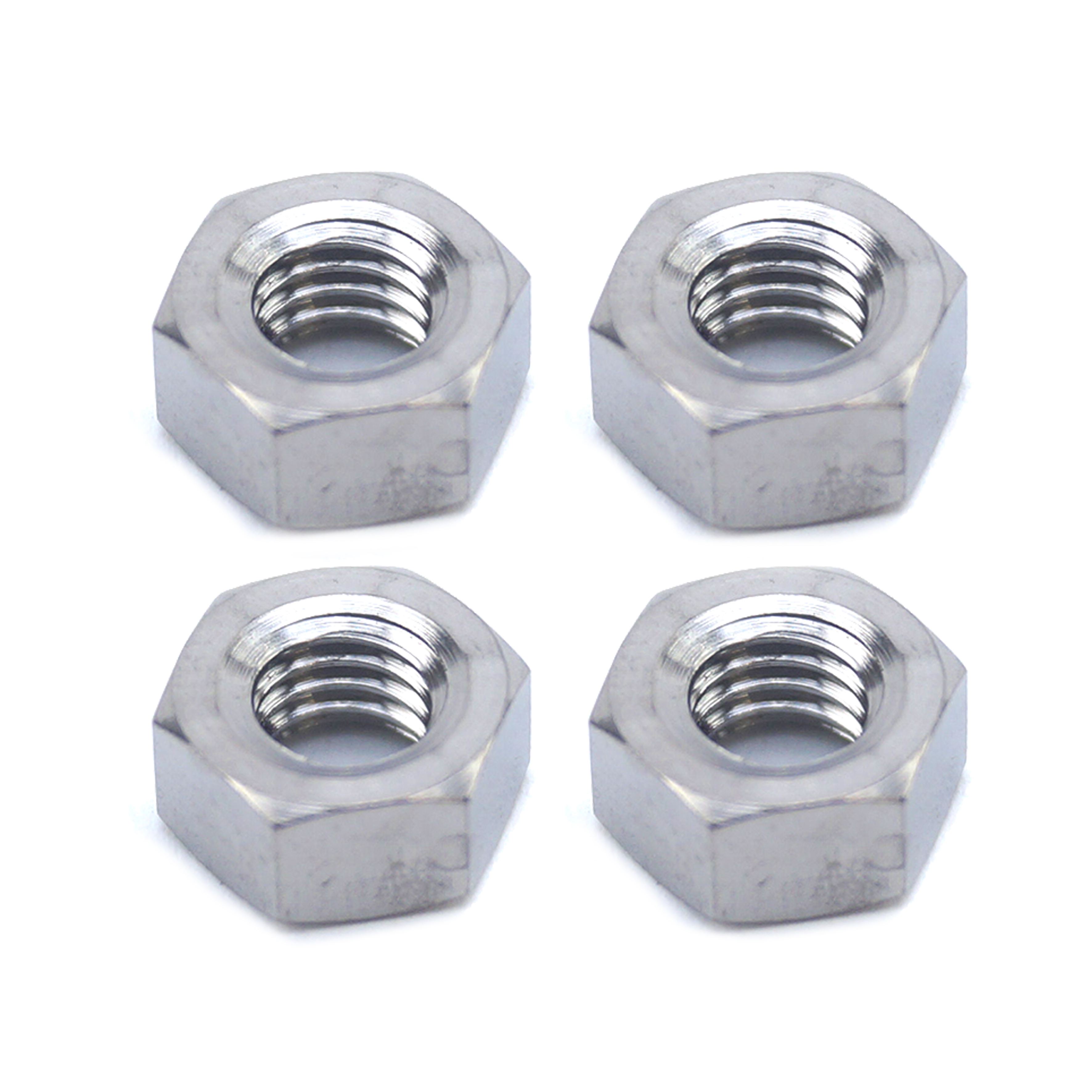 TITANIUM M5x0.80 SLIM NUT PK4, PACKOF 4 / BRAKE & CLUTCH LEVER NUT, KAWASAKI OEM REF: 311AA0500 thumbnail 3