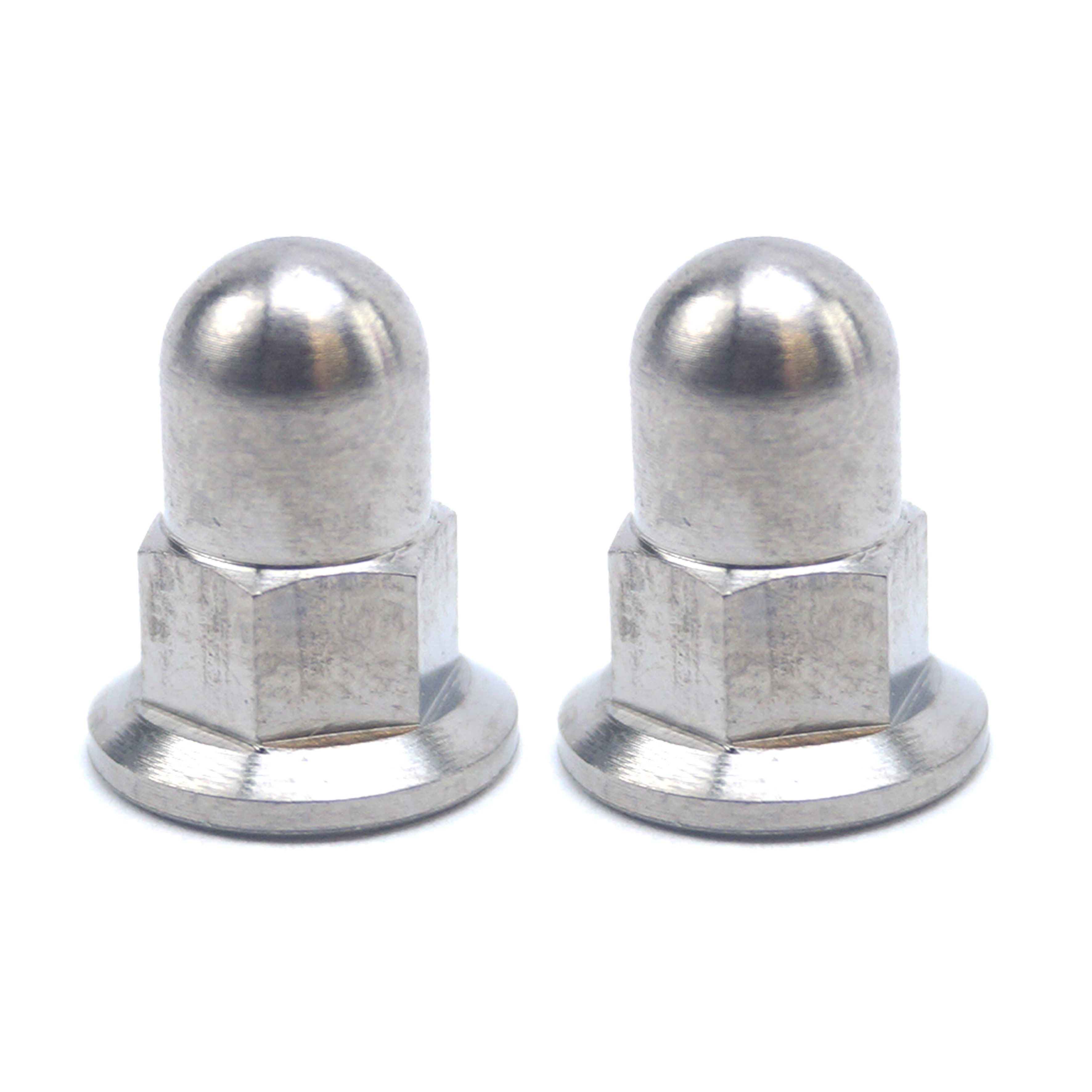 TITANIUM GR5 M5X0.80mm NUT, DOME FLANGE / GRADE 5 / PK2 thumbnail 3