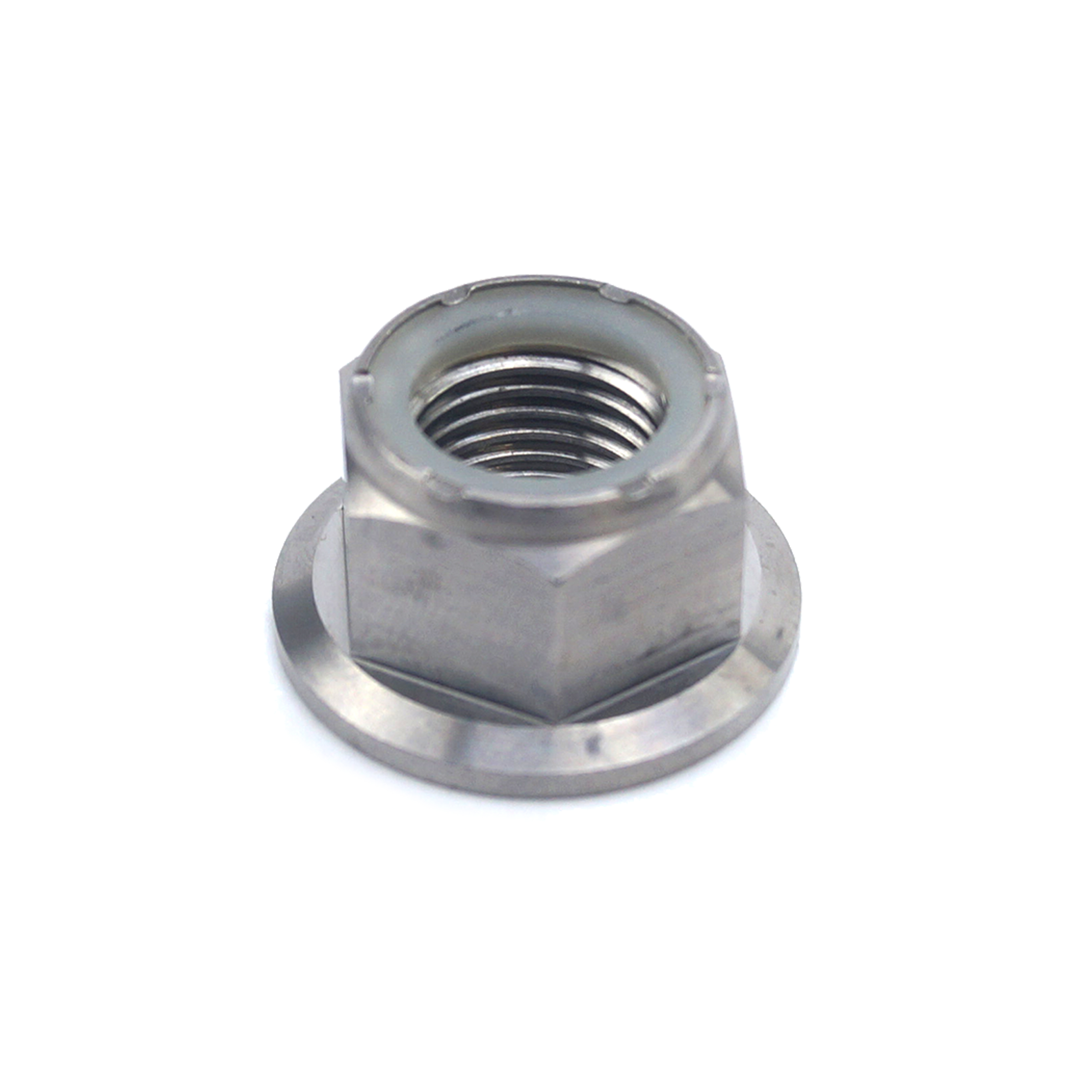 TITANIUM GR5 M12x1.25mm NUT, NYLON FLANGE NUT / EACH, / OEM KAWASAKI 92015-1433 thumbnail 3