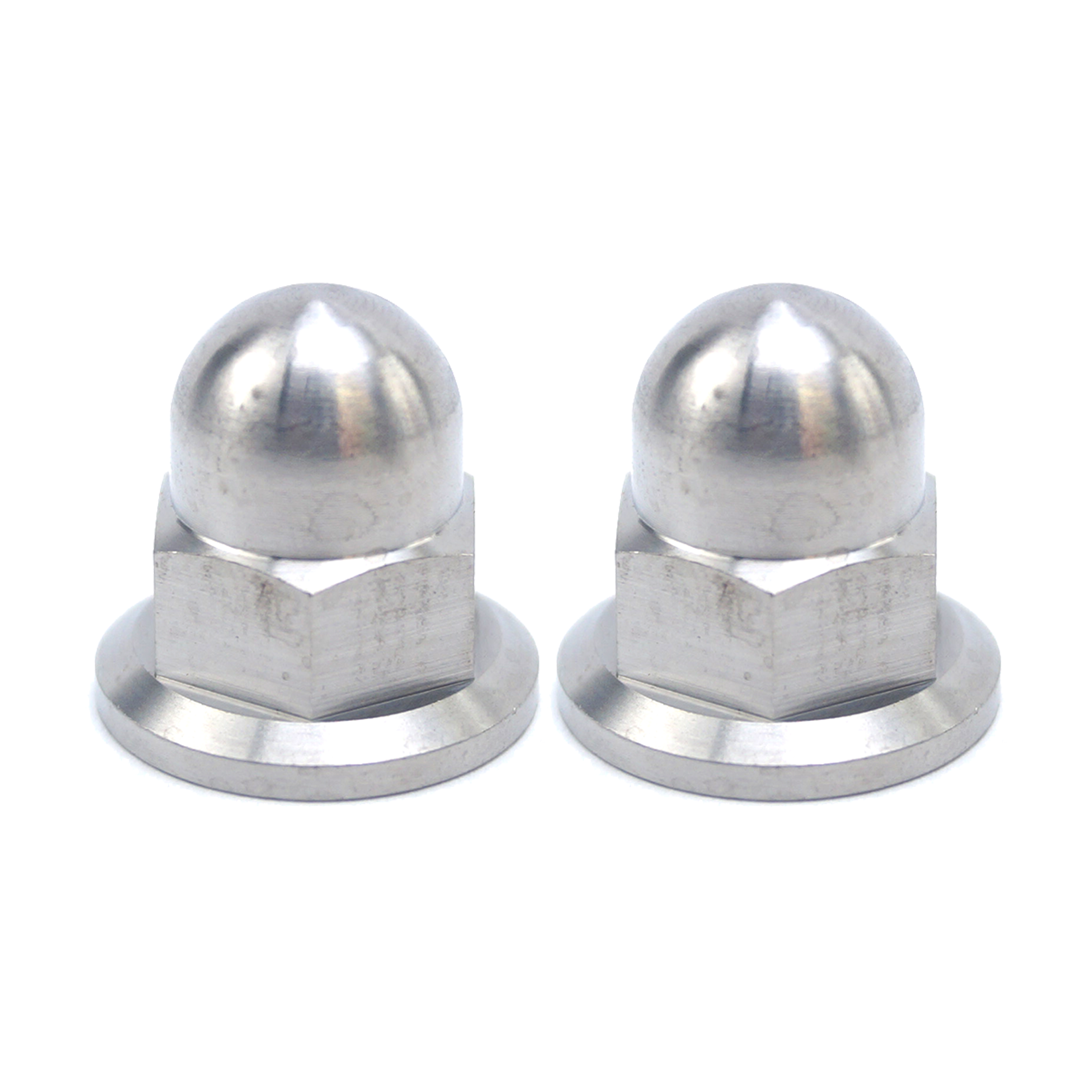 TITANIUM GR5 M8X1.25mm FLANGE NUT, DOME FLANGE NUT / PK2 thumbnail 3
