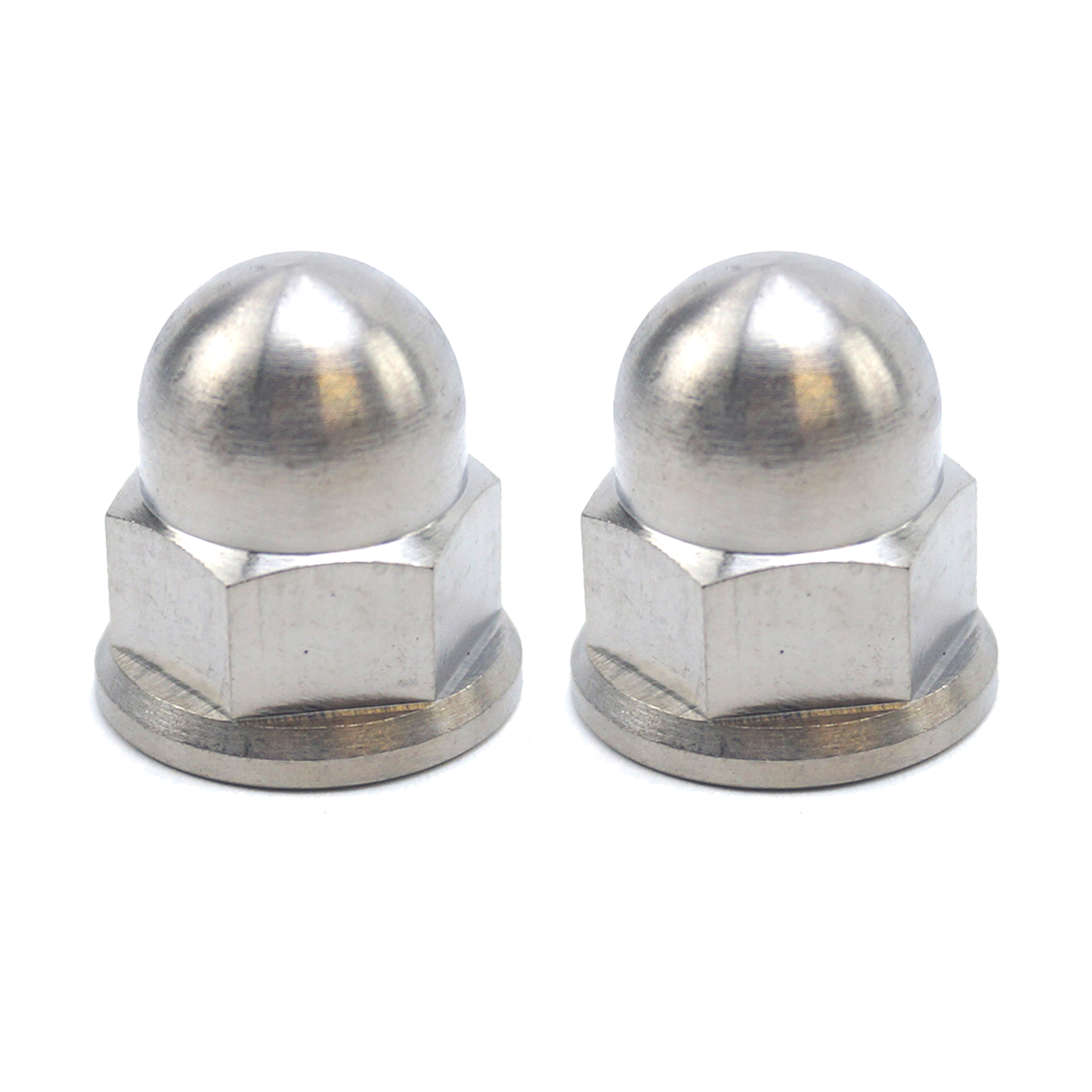 TITANIUM GR5 M10X1.25mm FLANGE NUT, DOME FLANGE NUT / PK2, thumbnail 3