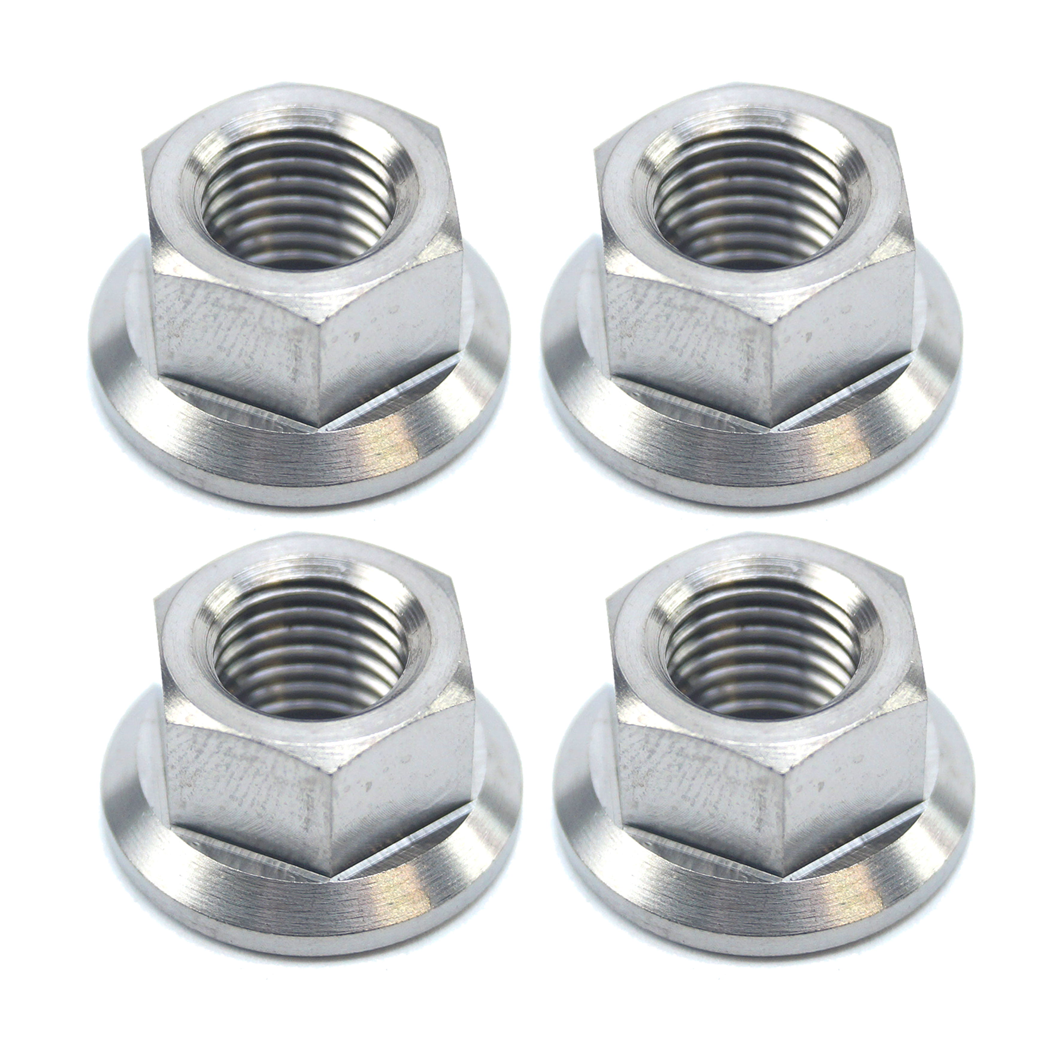 TITANIUM GR5 M10X1.25mm FLANGE NUT, 92015-077 92015-1415 / PK OF 4, REF 83-577 thumbnail 4