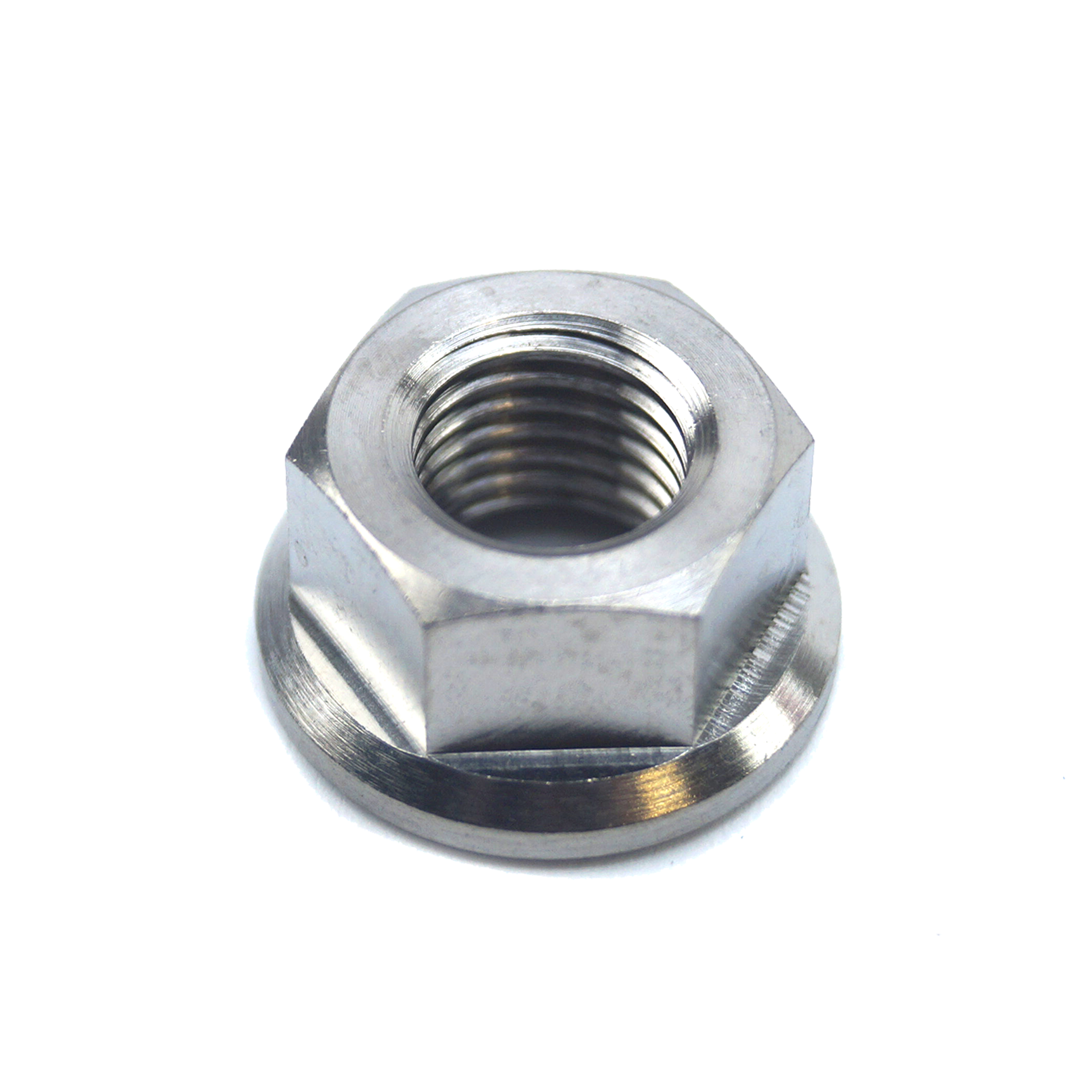 TITANIUM M10X1.25mm FLANGE NUT, TITANIUM GRADE 5 / EACH, REF 83-577 thumbnail 4