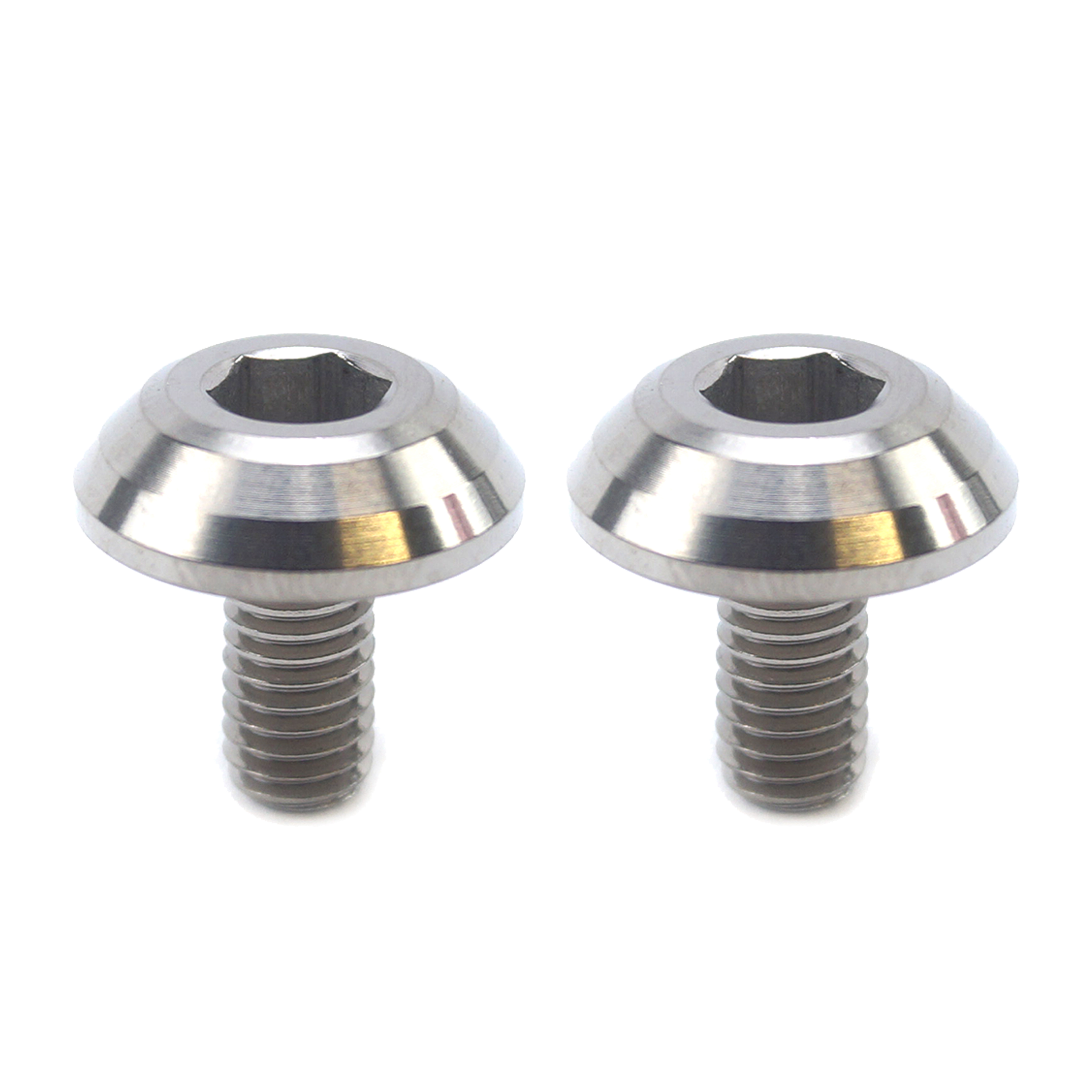 TITANIUM GR5 PANEL BOLT M6X12mm, PACK OF 2 / METRIC COARSE thumbnail 4