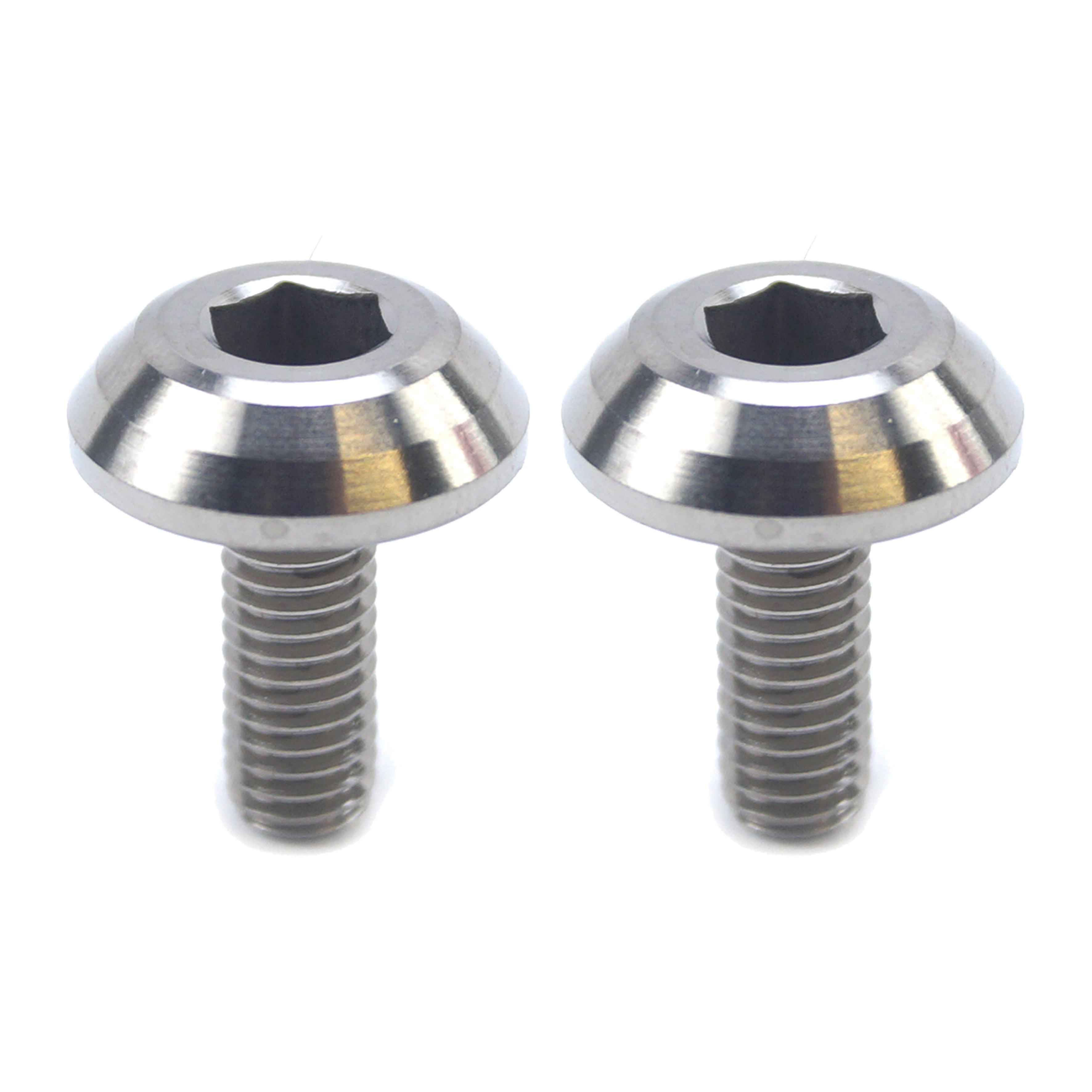 TITANIUM GR5 PANEL BOLT M6X16mm, PACK OF 2 / METRIC COARSE thumbnail 4