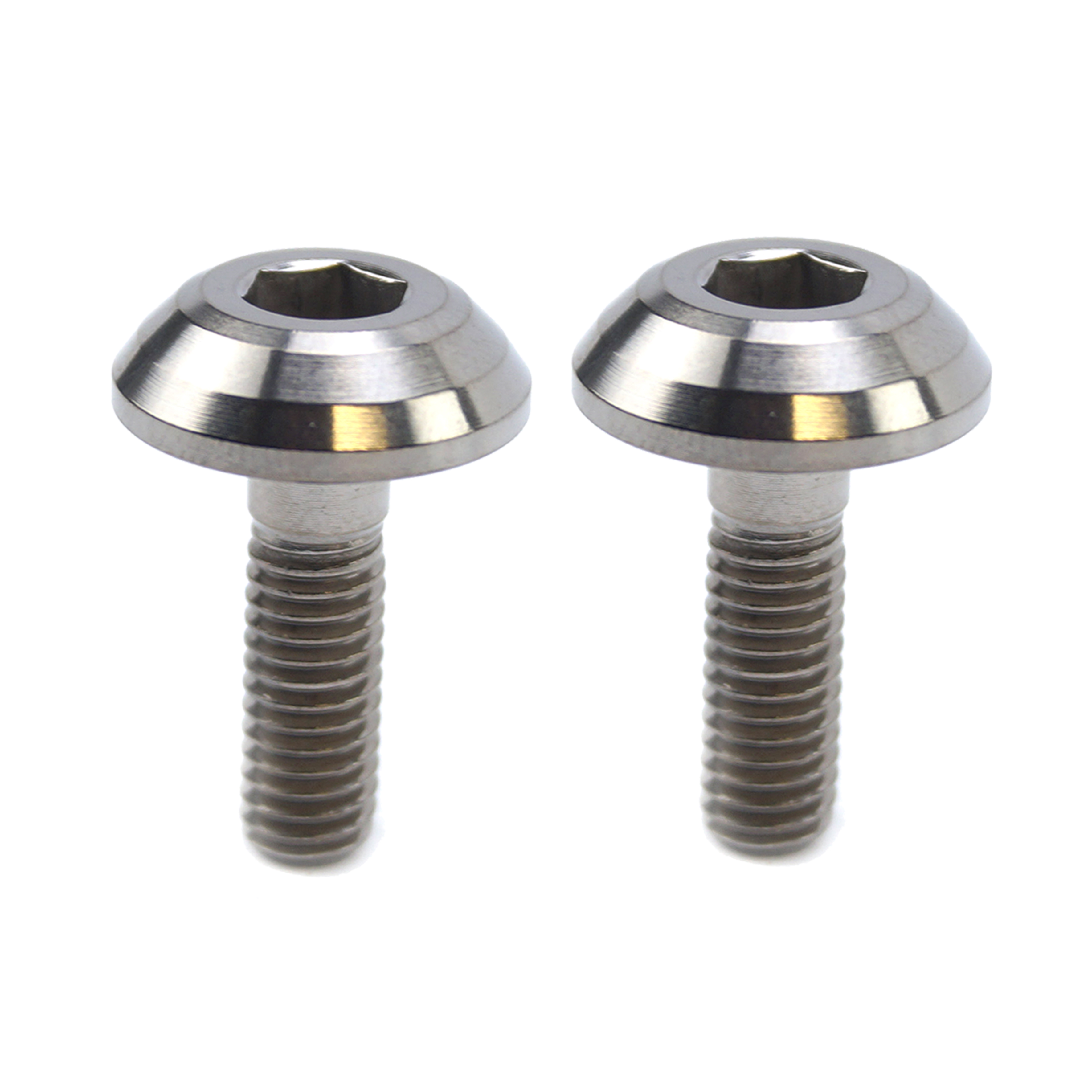 TITANIUM GR5 PANEL BOLT M6X20mm, PACK OF 2 / METRIC COARSE thumbnail 4