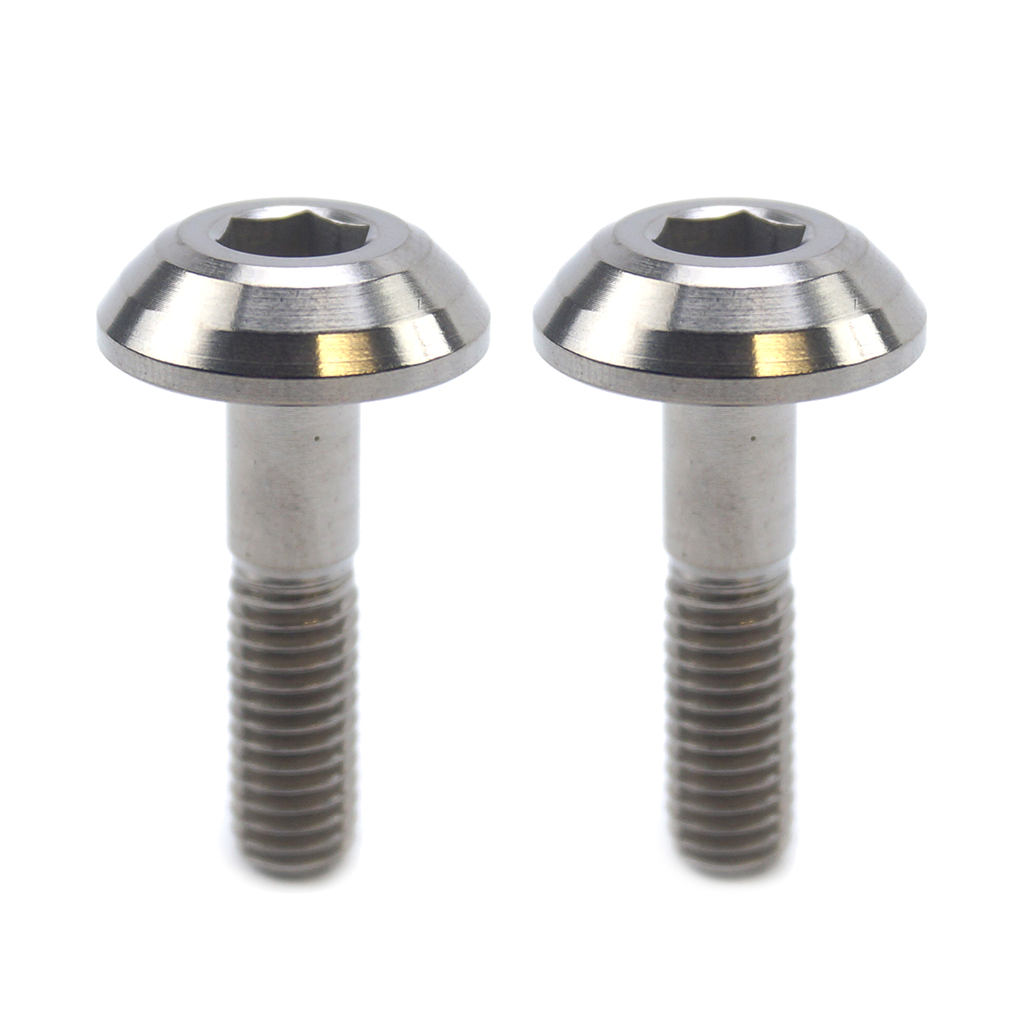 TITANIUM GR5 PANEL BOLT M6X25mm, PACK OF 2 / METRIC COARSE thumbnail 4