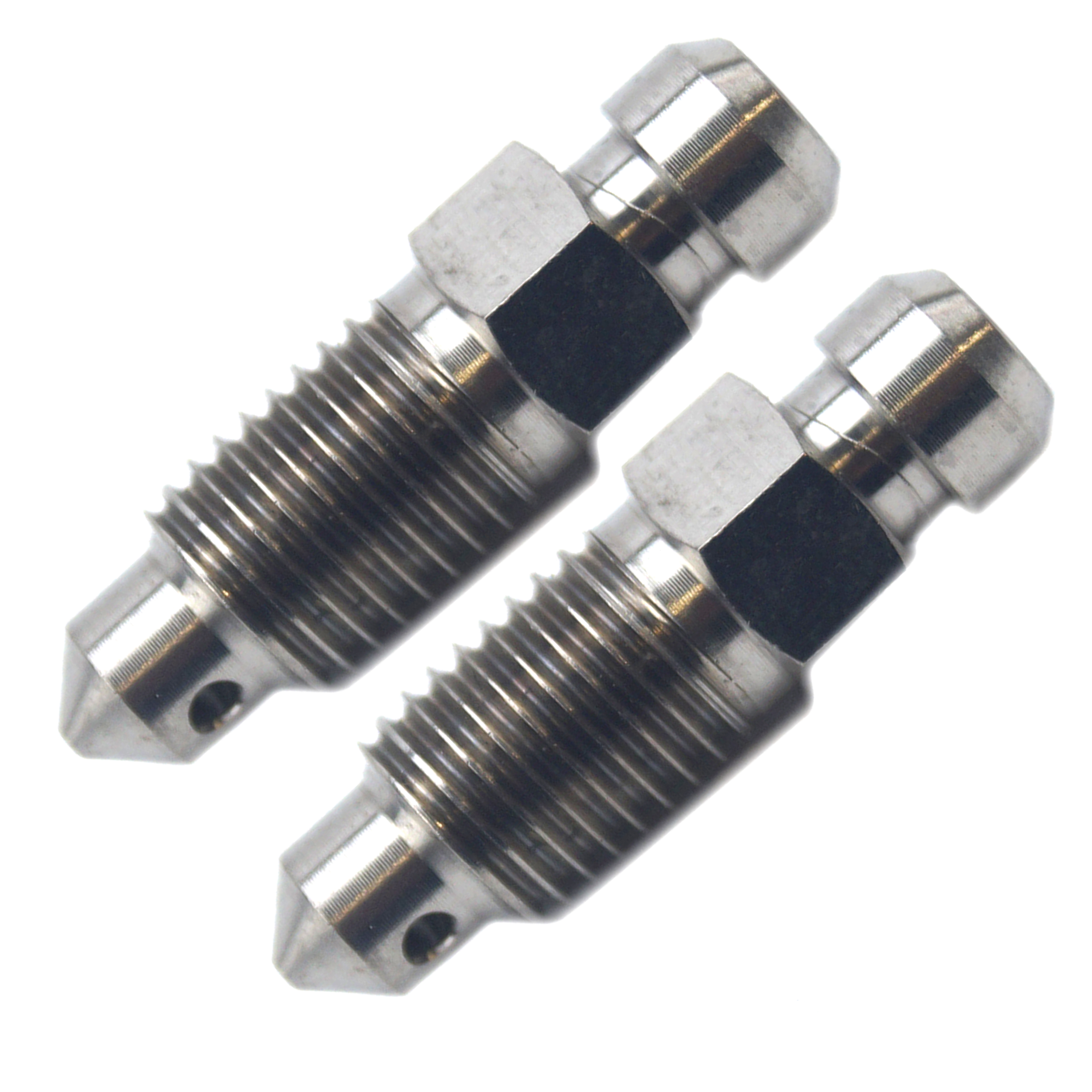TITANIUM GR5 M8x1.00mm BLEED NIPPLE, PACK OF 2 / thumbnail 4