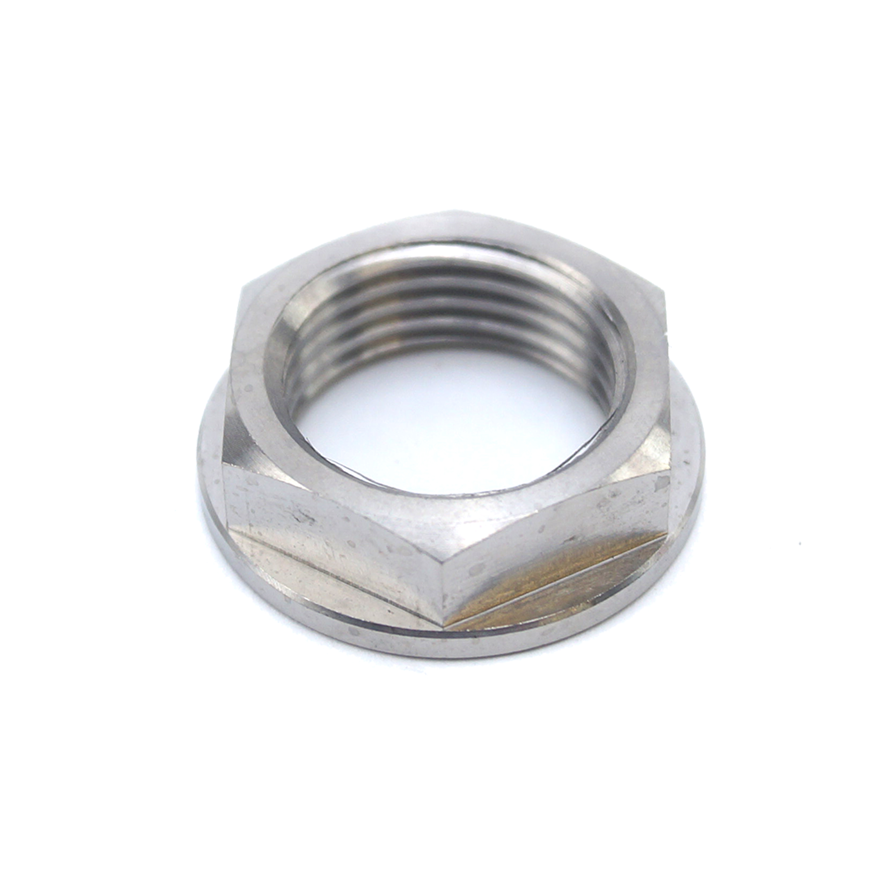 GR5 FRONT SPINDLE NUT KX KXF, 92210-0065 M18x1.50mm, TITANIUM FACTROY IMAGE RACING thumbnail 3