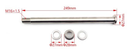 249mm SWINGARM BOLT 2015-2024 YAMAHA WR250F 33D-22141-00-00 thumbnail 2