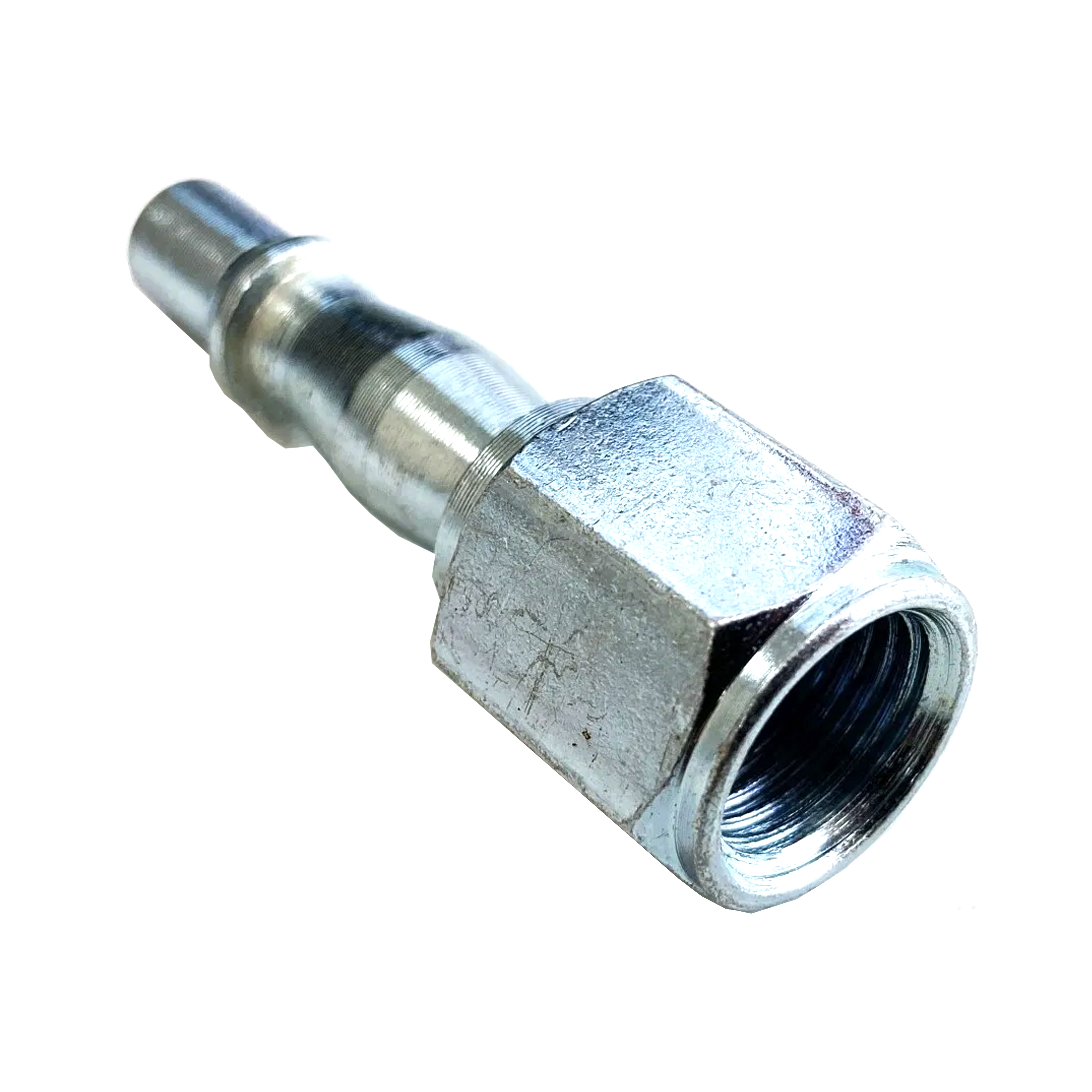 AIR FITTING 1/4 BSP FEMALE NICKEL PLATED CARBON STEEL - TOOLZONE KDPAT042 thumbnail 2