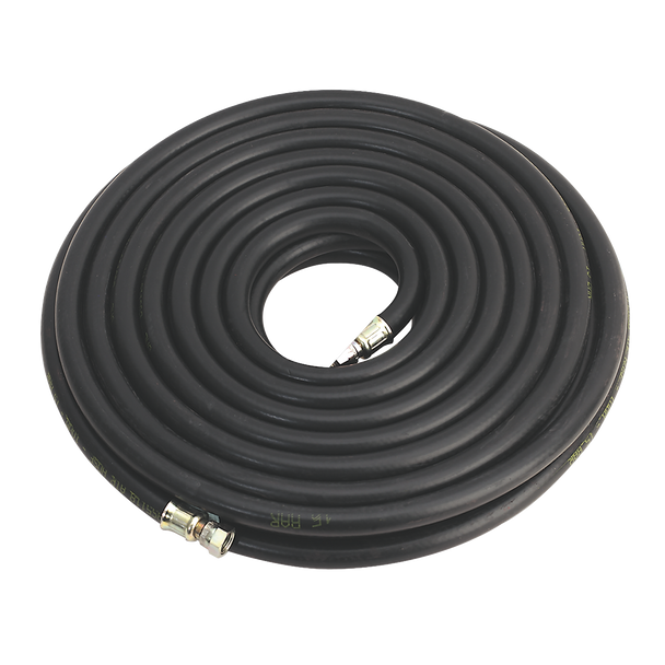 15M HEAVY DUTY AIR LINE HOSE 10MM BORE 1/4 BSP FITTINGS image 1