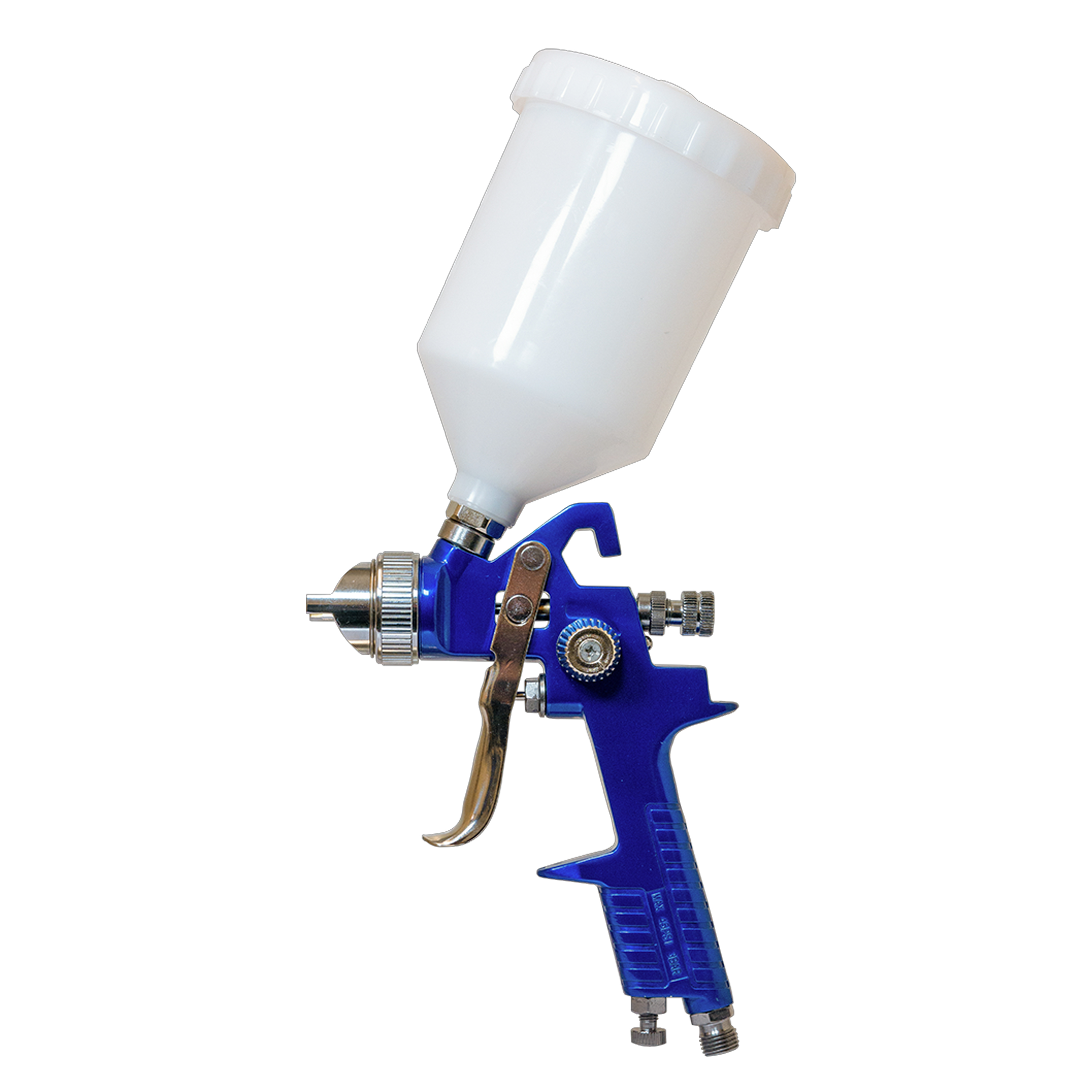 HVLP AIR PAINT SPRAY GUN NOZZLE 1.4mm CONTAINER 600ml - TOOLZONE KDPAT031 thumbnail 2