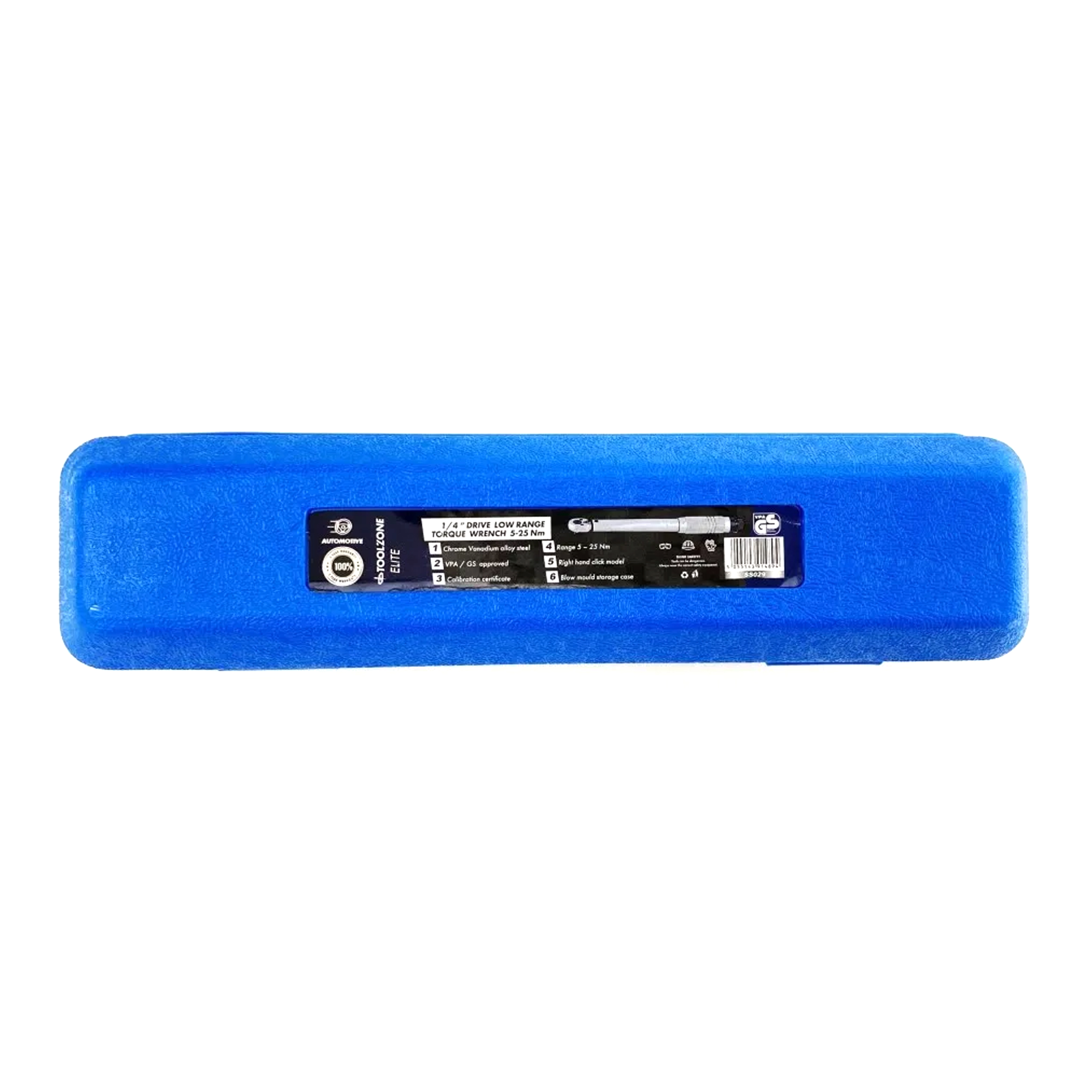 TORQUE WRENCH 1/4 DRIVE 5-25nm CALIBRATION CERTIFICATE LOCKING NUT - TOOLZONE KDPSS029 thumbnail 3