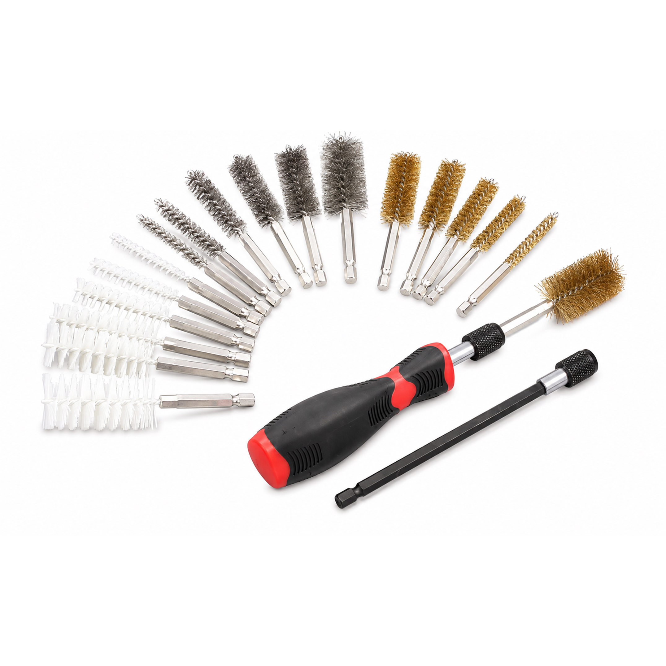 BRUSH SET WITH HANDLE 20PCS, 35-9409