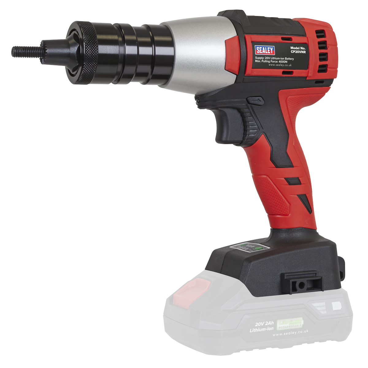 20V RIVNUT GUN RIVETER, TOOL ONLY NEEDS SV20 LITHIUM BATTERY image 1